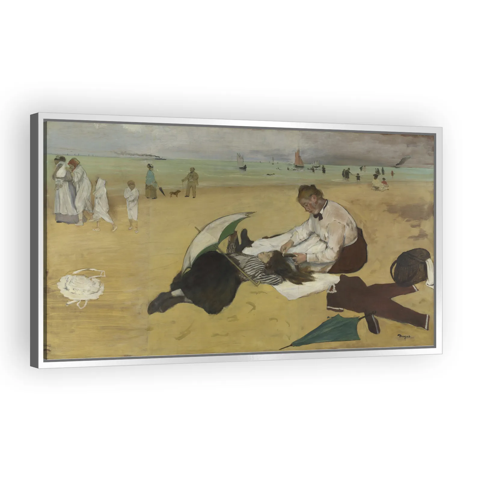 Beach Scene by Edgar Degas - view 4 thumbnail