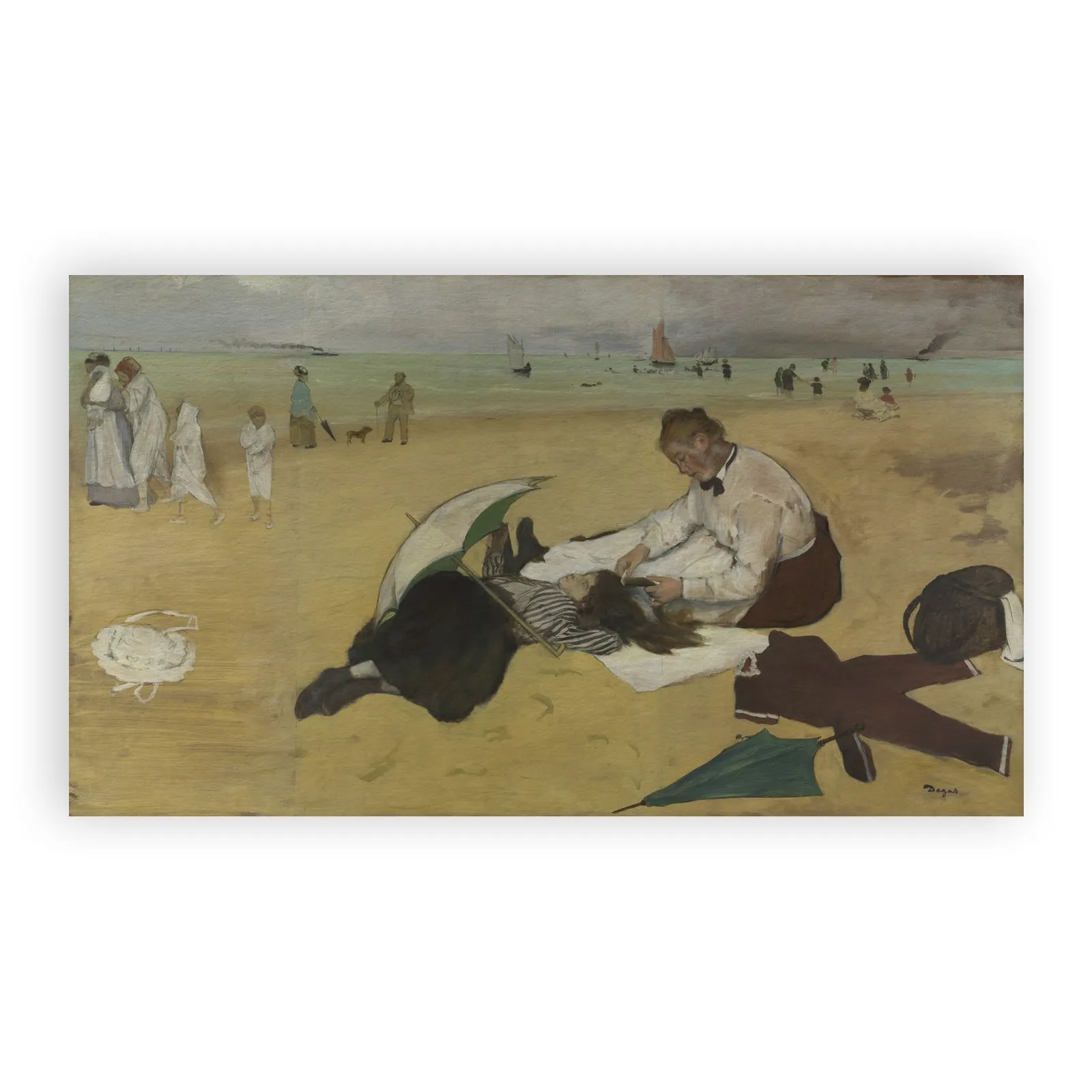 Beach Scene by Edgar Degas - view 6 thumbnail