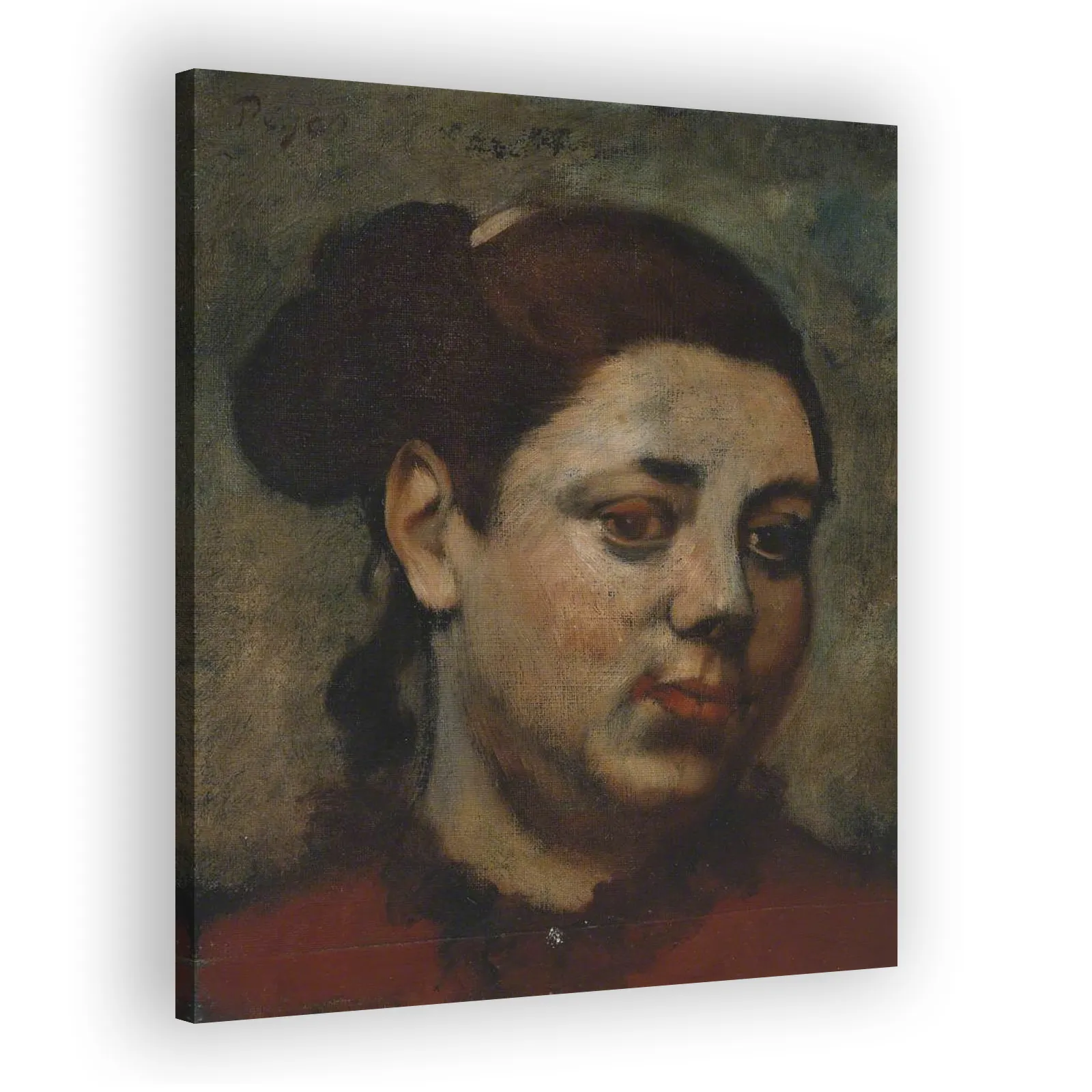 Head of a Woman by Edgar Degas - view 2 thumbnail