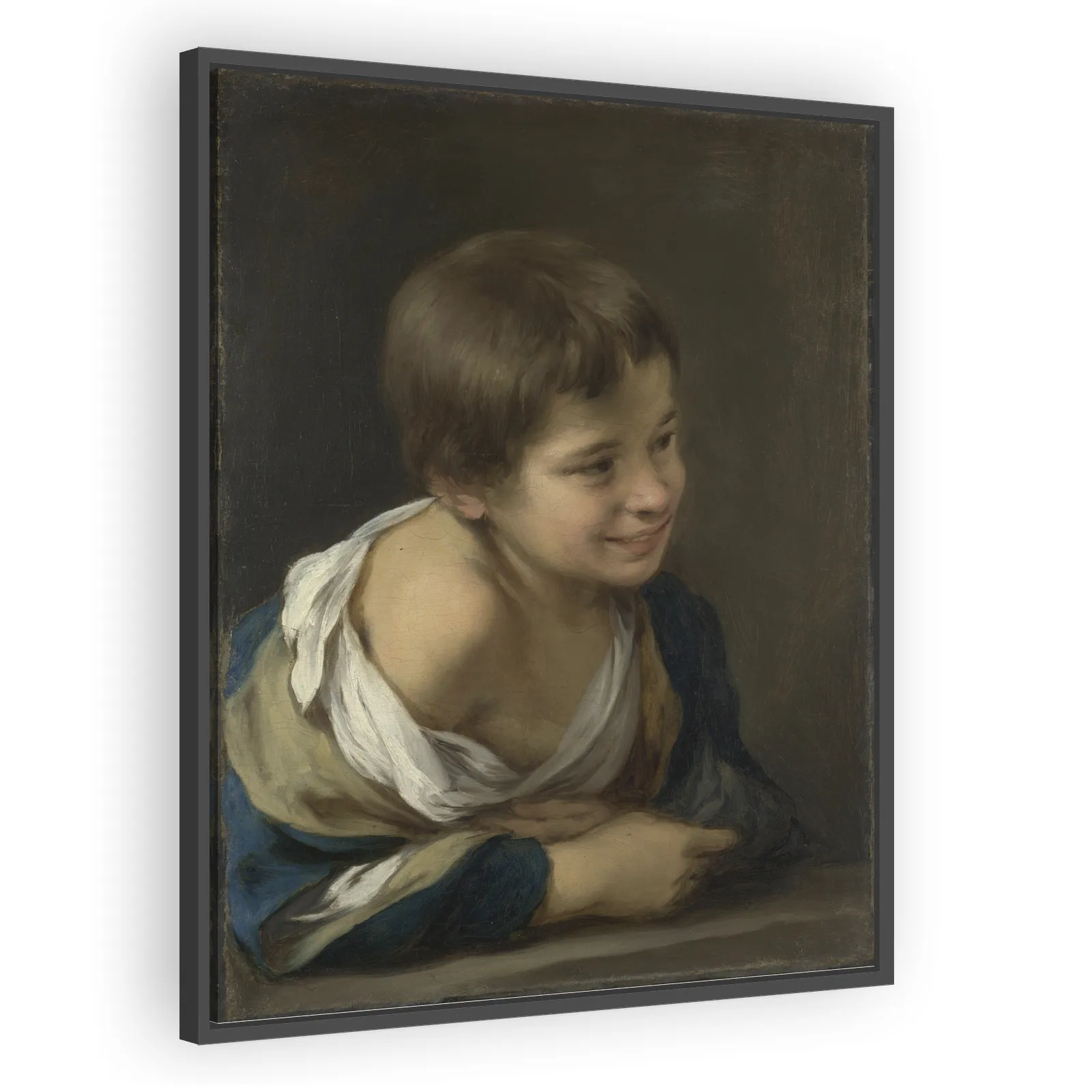 A Peasant Boy Leaning on a Sill by Bartolome Esteban Murillo