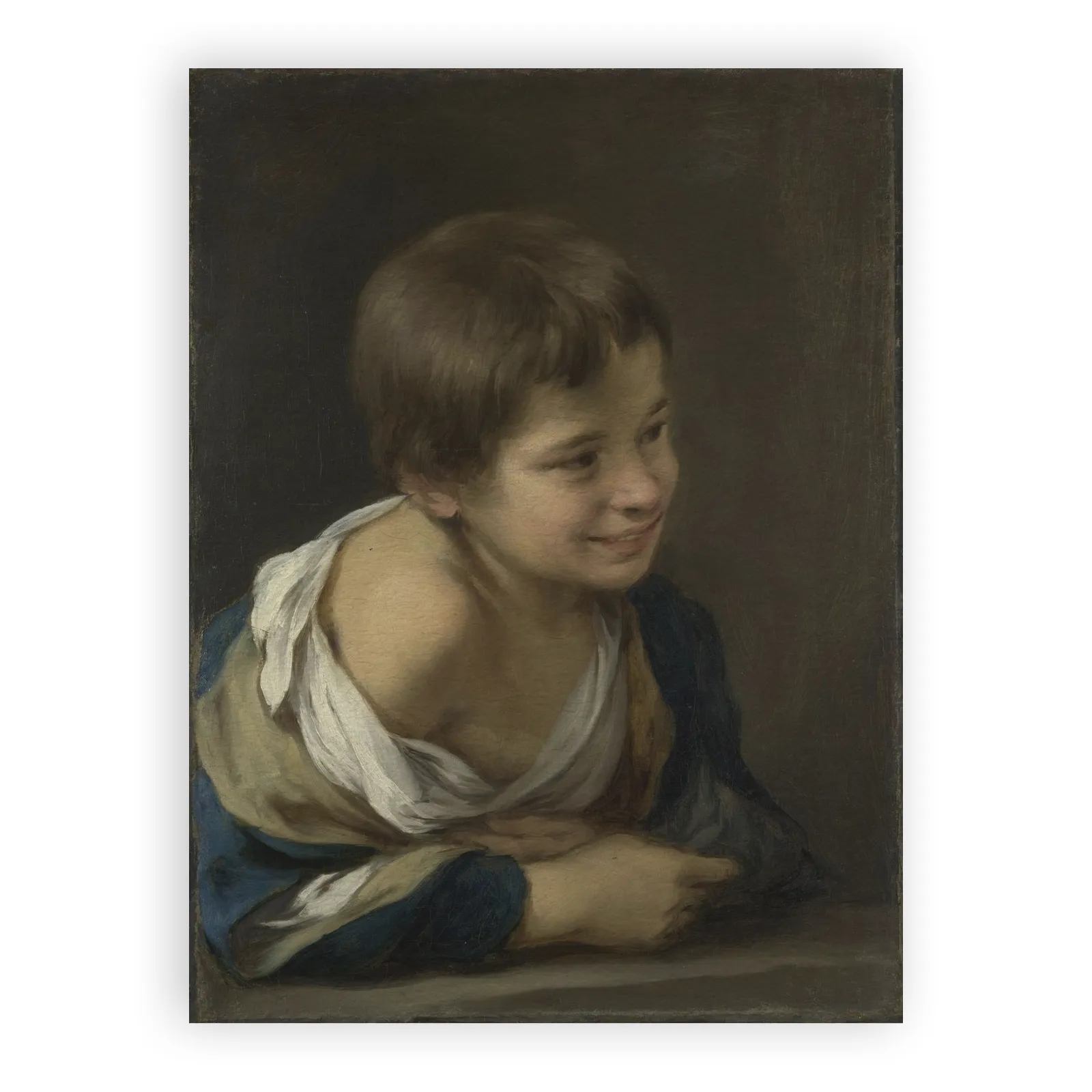 A Peasant Boy Leaning on a Sill by Bartolome Esteban Murillo - view 6 thumbnail