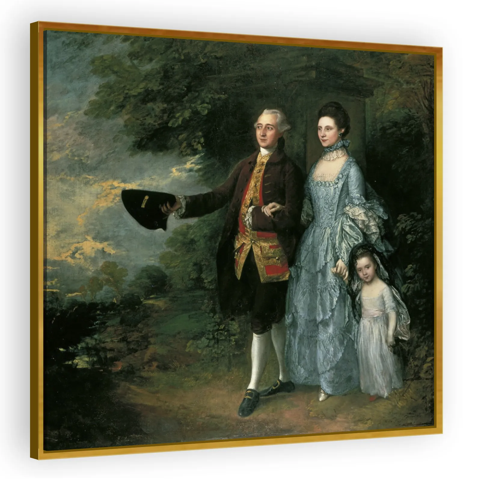 The Byam Family by Thomas Gainsborough - view 3 thumbnail