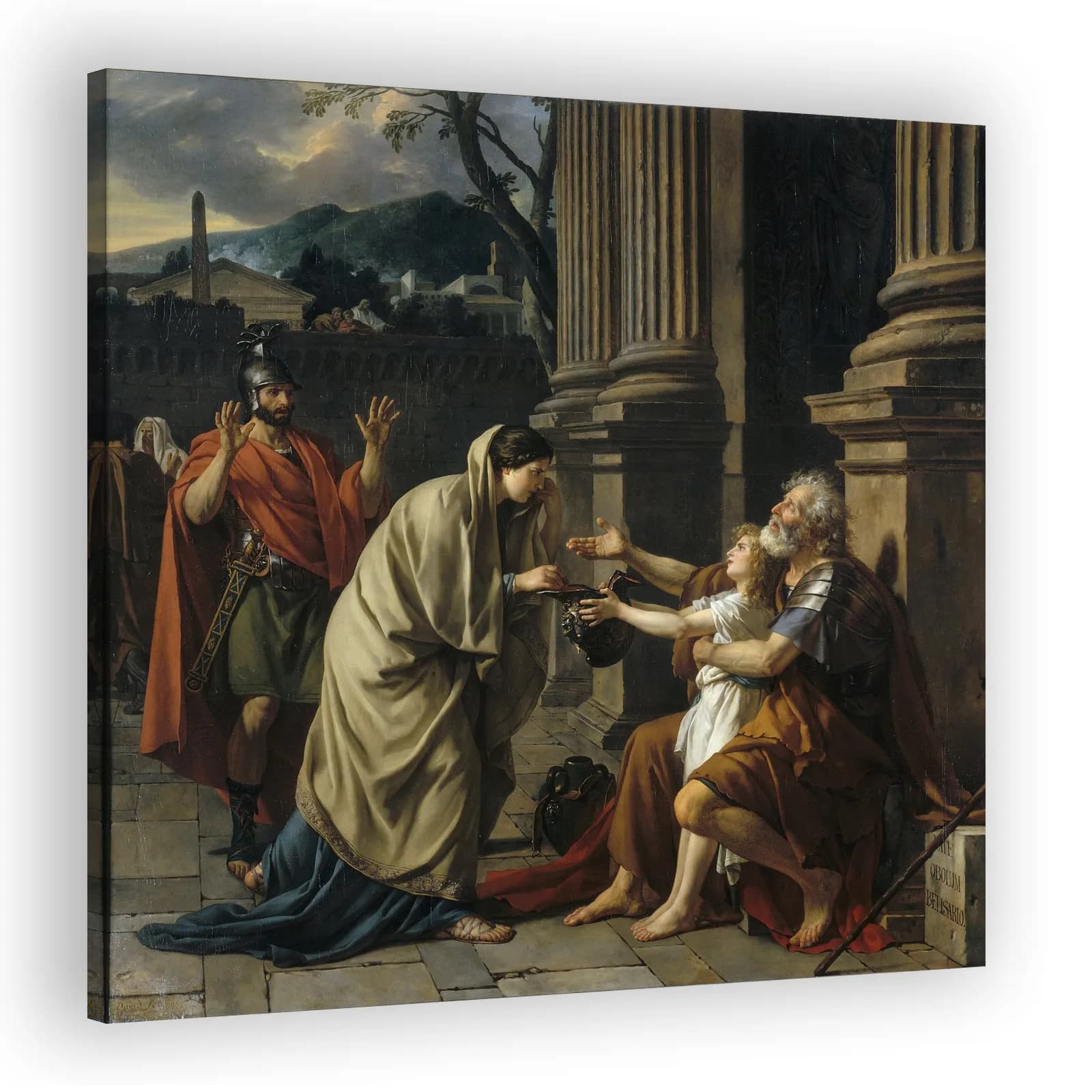 Belisarius Begging for Alms by Jacques Louis David - view 2 thumbnail