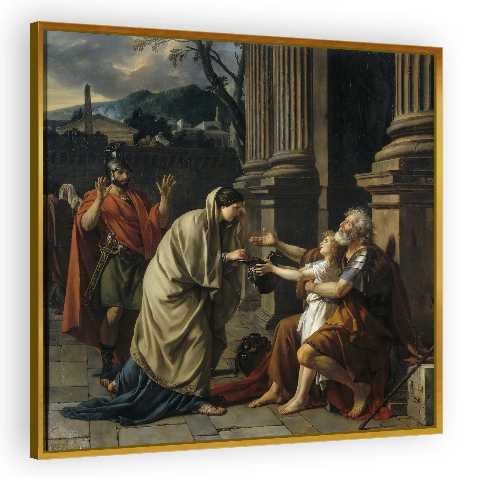 Belisarius Begging for Alms by Jacques Louis David - view 3 thumbnail