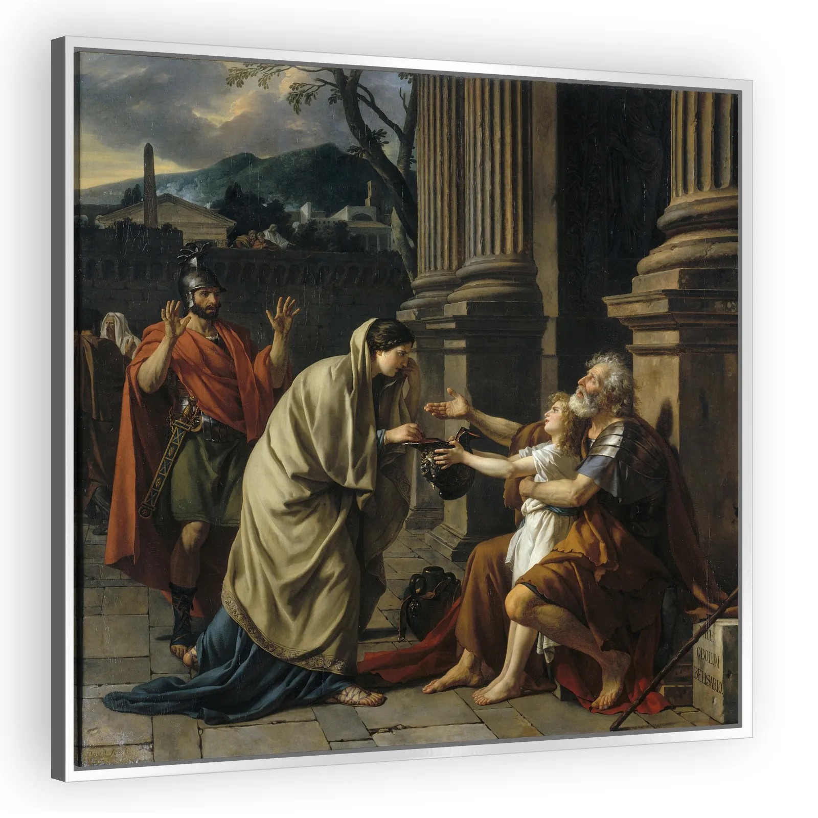 Belisarius Begging for Alms by Jacques Louis David - view 4 thumbnail