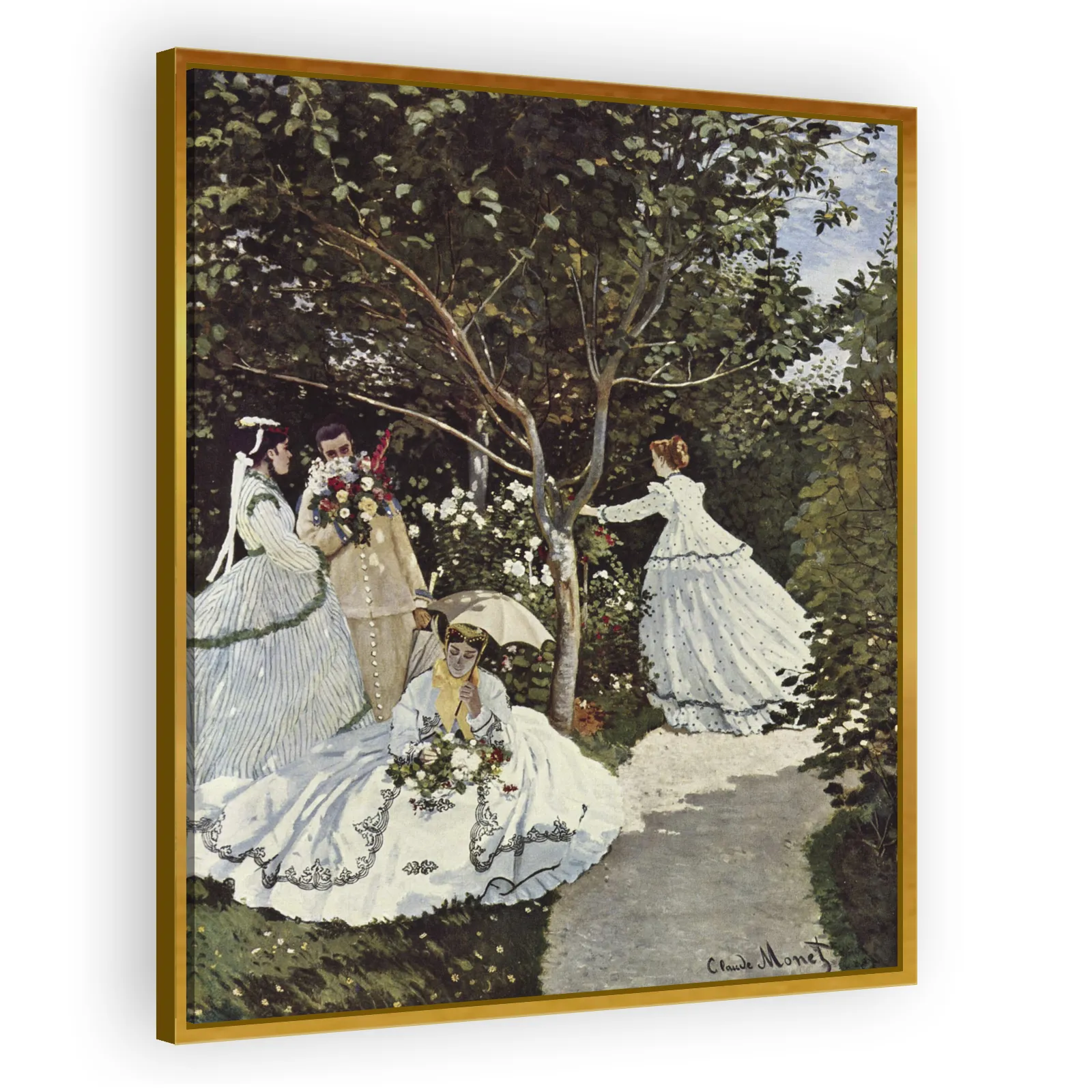 Women in the Garden by Claude Monet - view 3 thumbnail