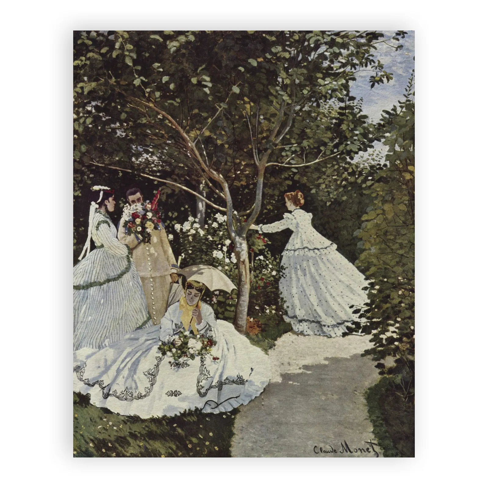 Women in the Garden by Claude Monet - view 6 thumbnail