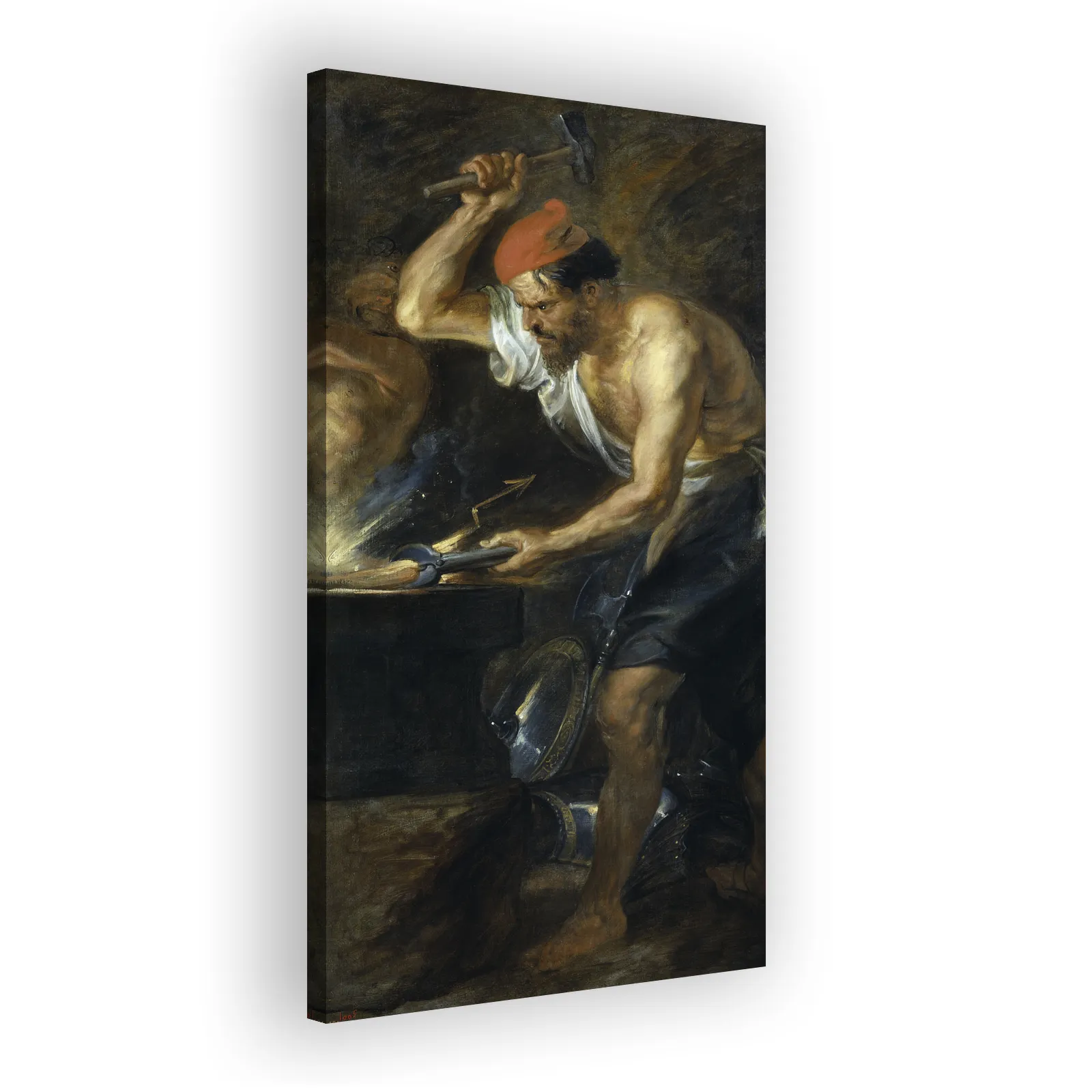 Vulcan Forging the Thunderbolts of Jupiter by Peter Paul Rubens - view 2 thumbnail