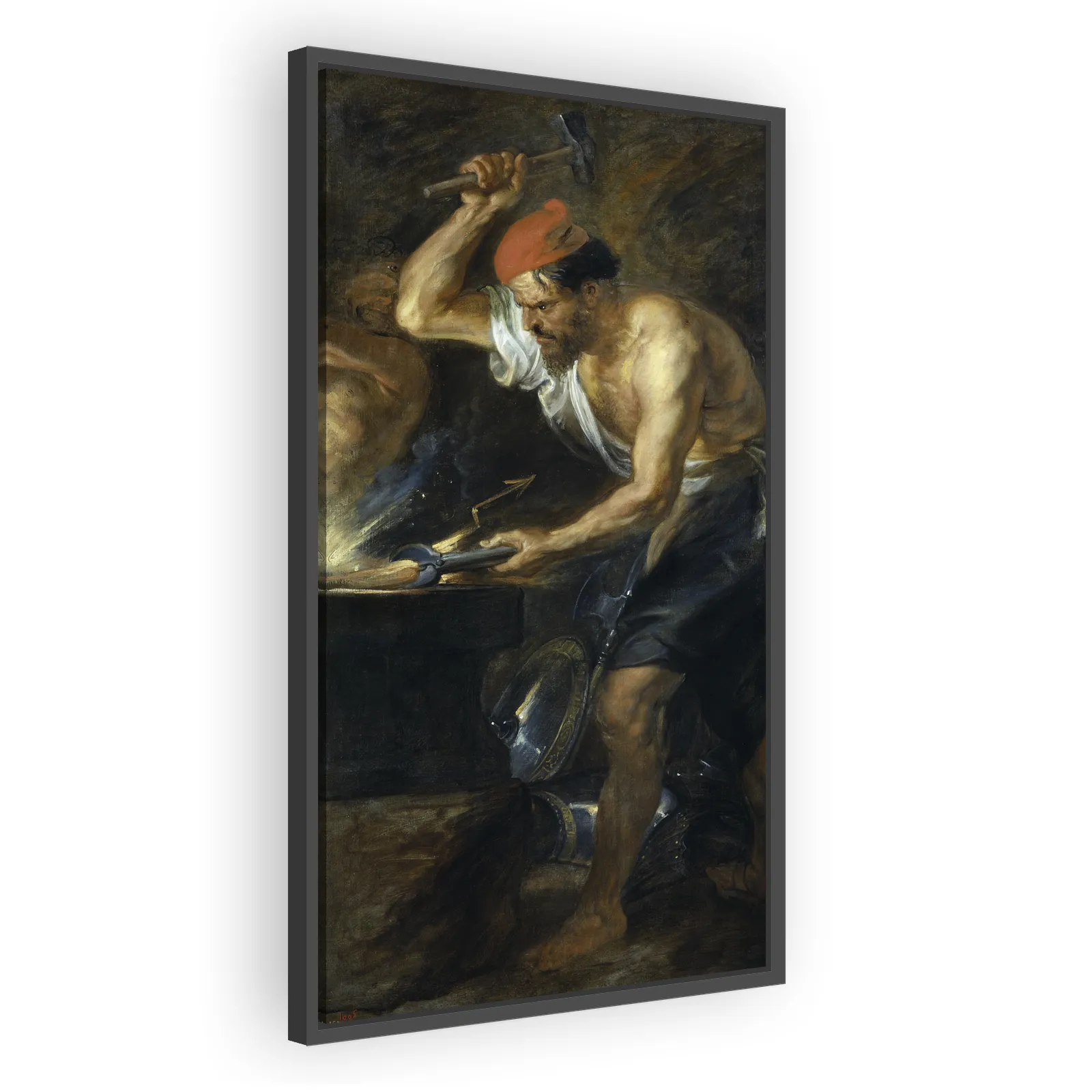 Vulcan Forging the Thunderbolts of Jupiter by Peter Paul Rubens