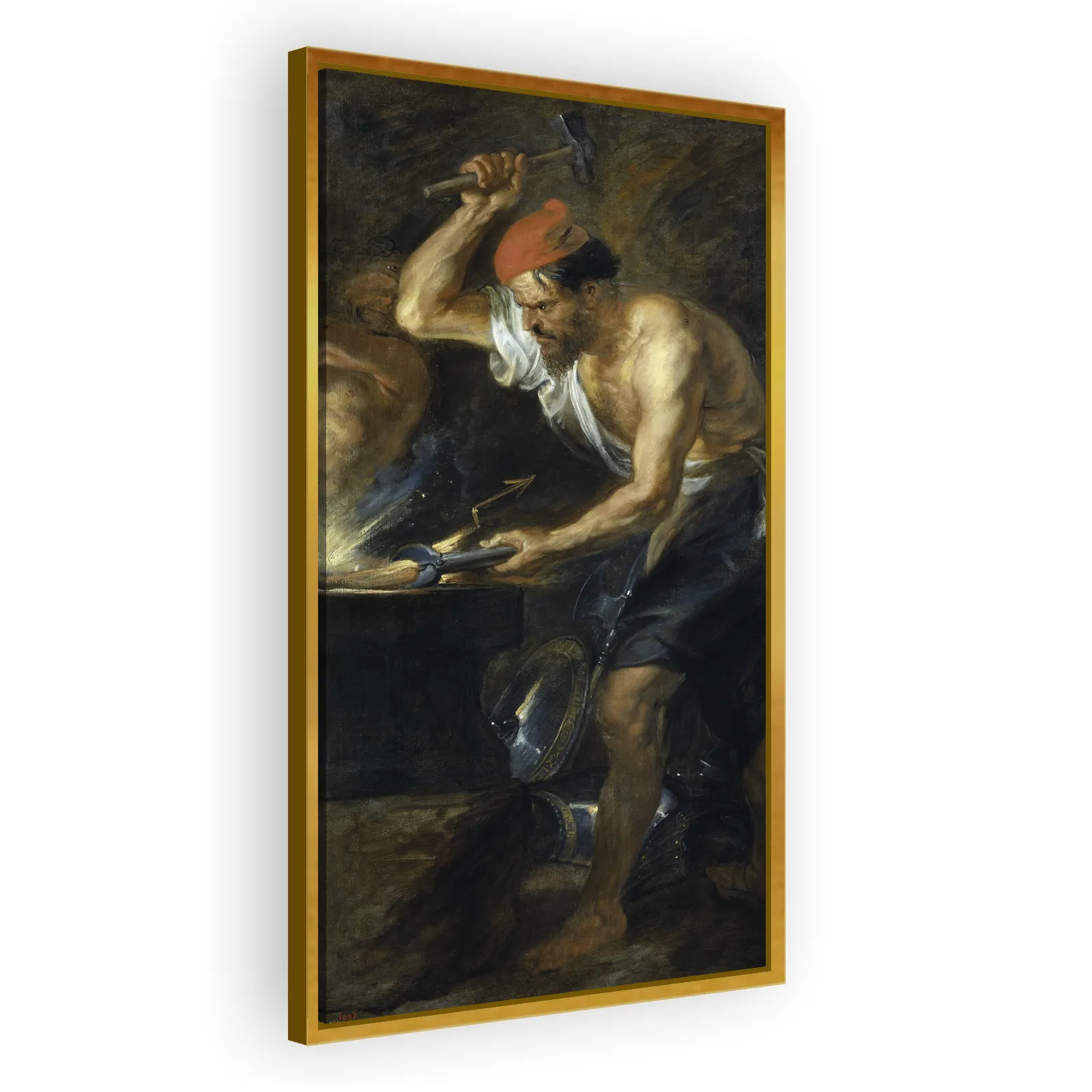 Vulcan Forging the Thunderbolts of Jupiter by Peter Paul Rubens - view 3 thumbnail