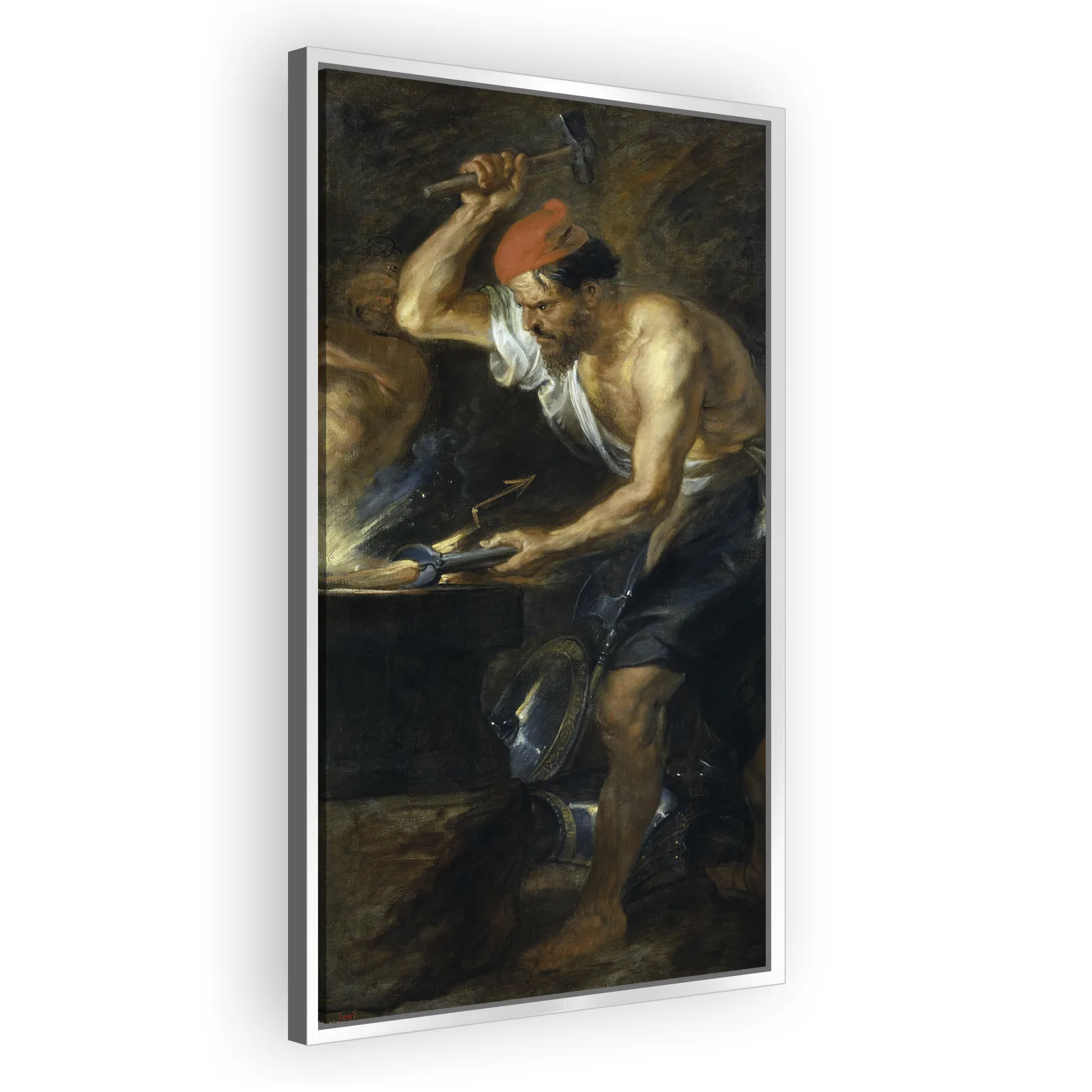 Vulcan Forging the Thunderbolts of Jupiter by Peter Paul Rubens - view 4 thumbnail