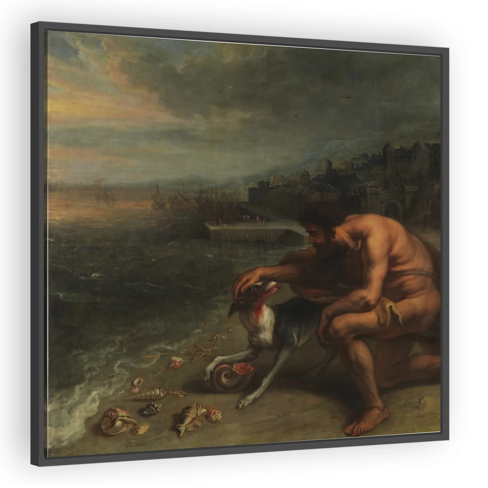 Hercules's Dog Discovers Tyrian Purple by Peter Paul Rubens