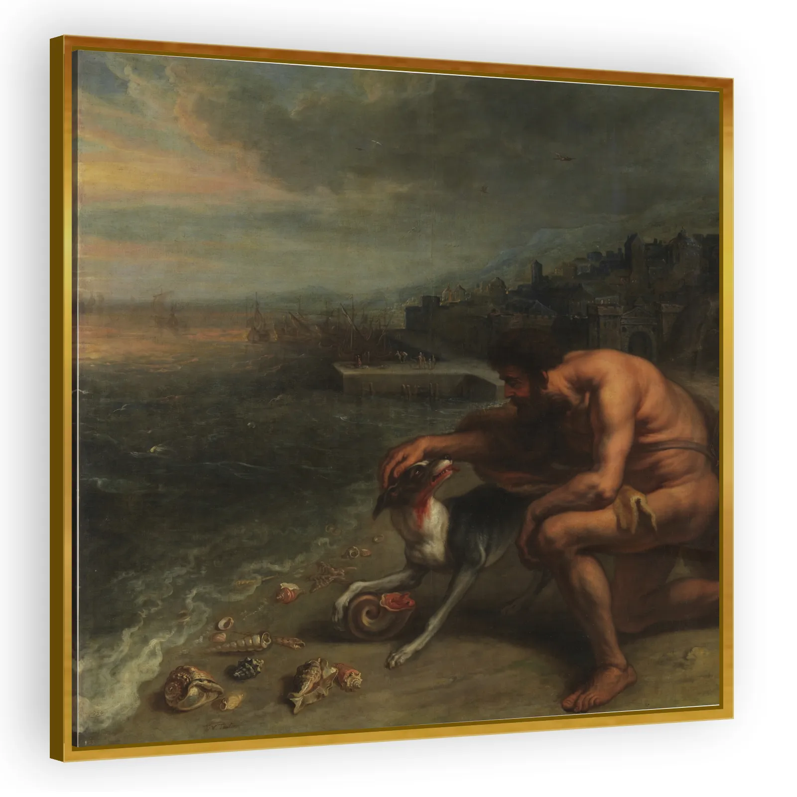 Hercules's Dog Discovers Tyrian Purple by Peter Paul Rubens - view 3 thumbnail