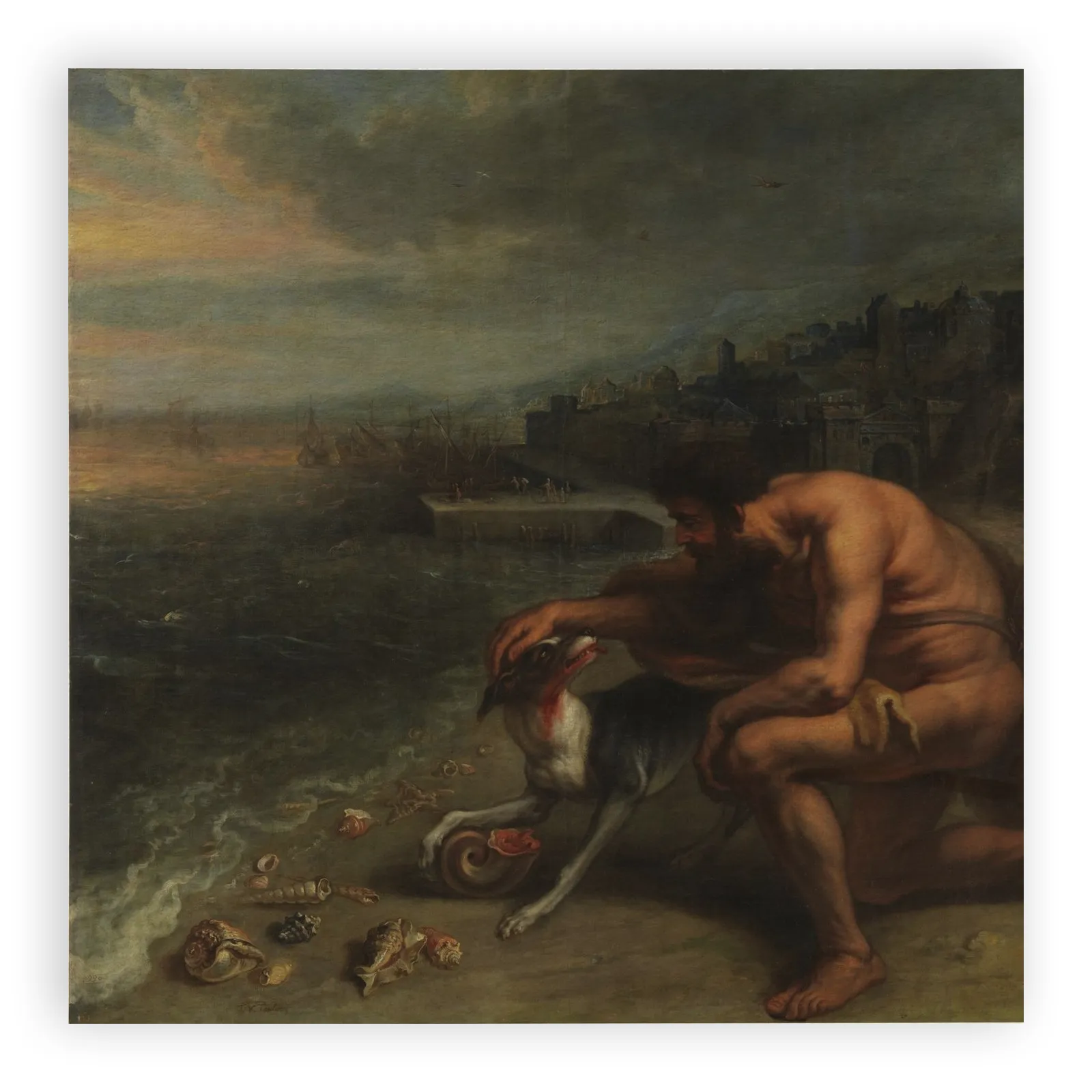 Hercules's Dog Discovers Tyrian Purple by Peter Paul Rubens - view 6 thumbnail