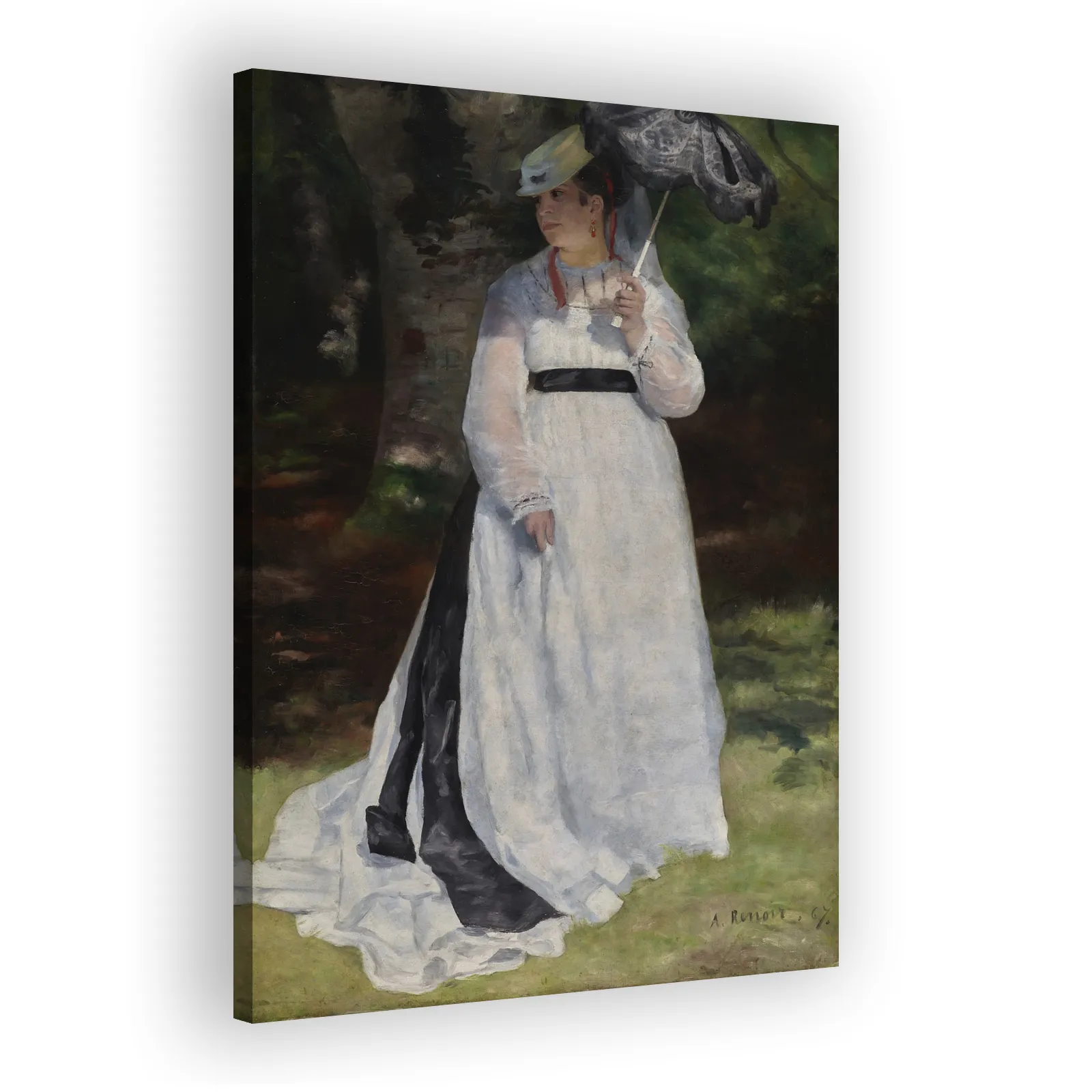 Lise with a Parasol by Pierre Auguste Renoir - view 2 thumbnail