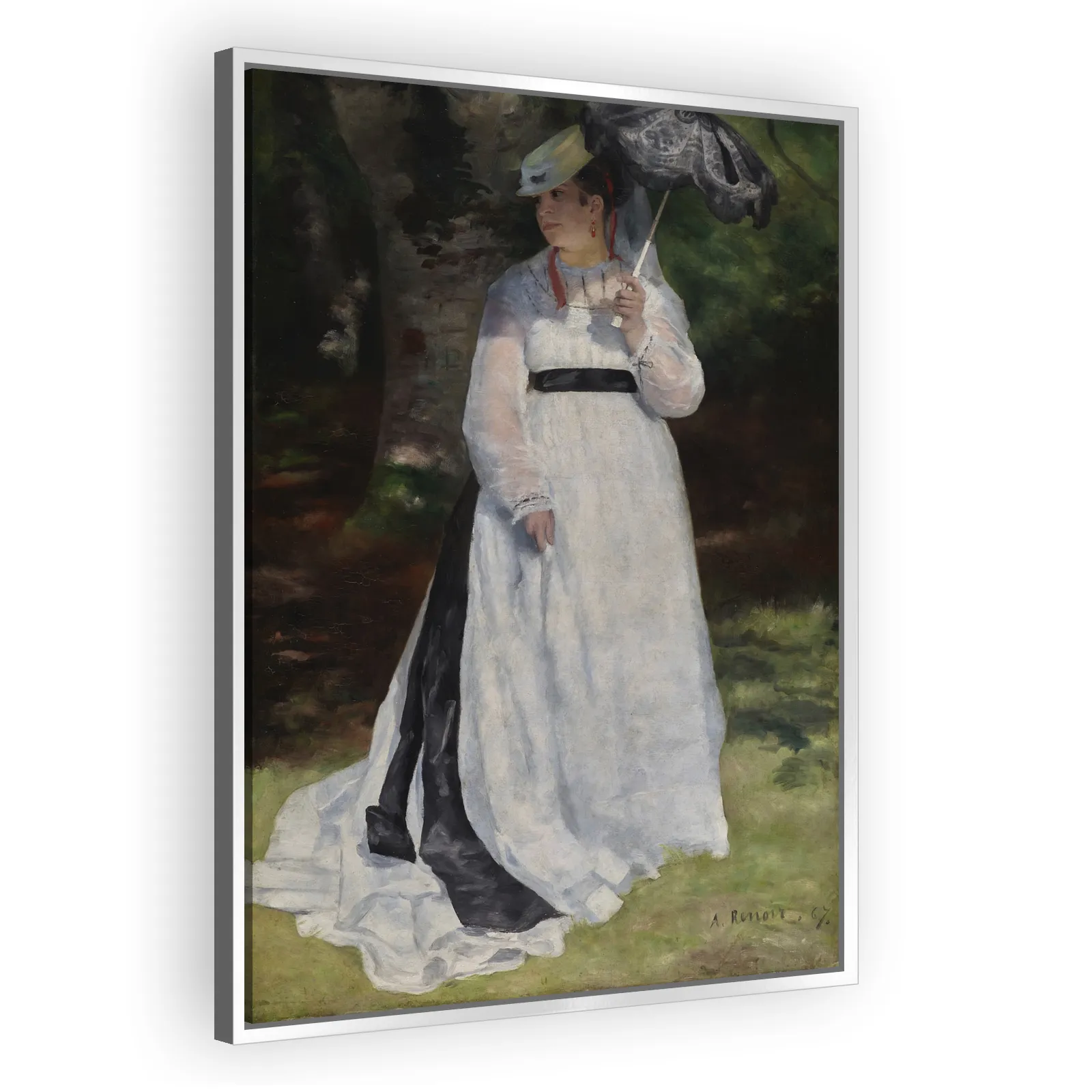 Lise with a Parasol by Pierre Auguste Renoir - view 4 thumbnail