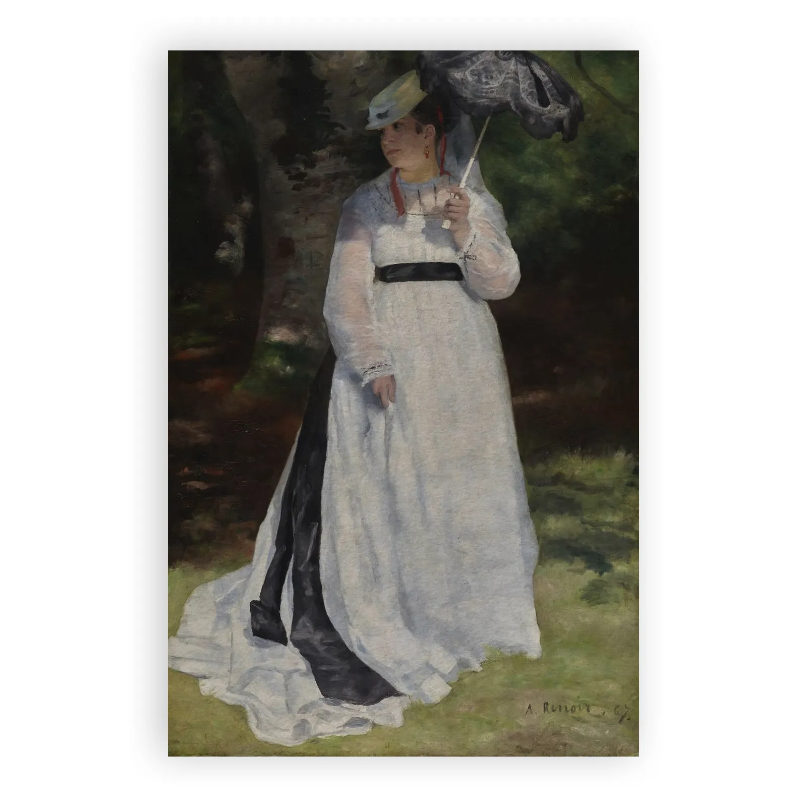 Lise with a Parasol by Pierre Auguste Renoir - view 6 thumbnail