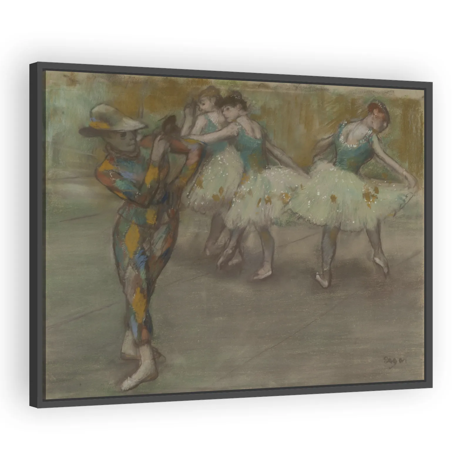 Harlequin Dance by Edgar Degas