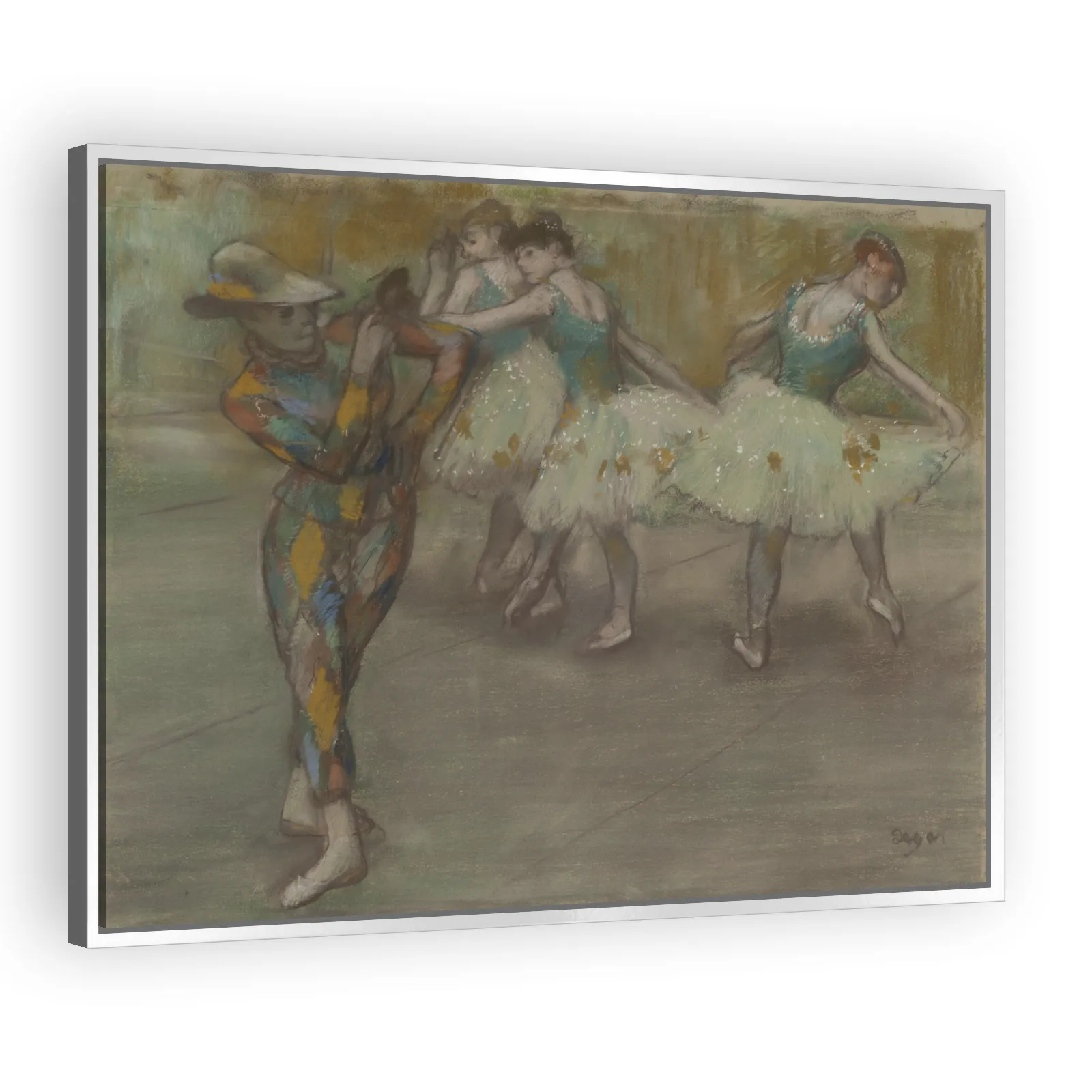 Harlequin Dance by Edgar Degas - view 4 thumbnail