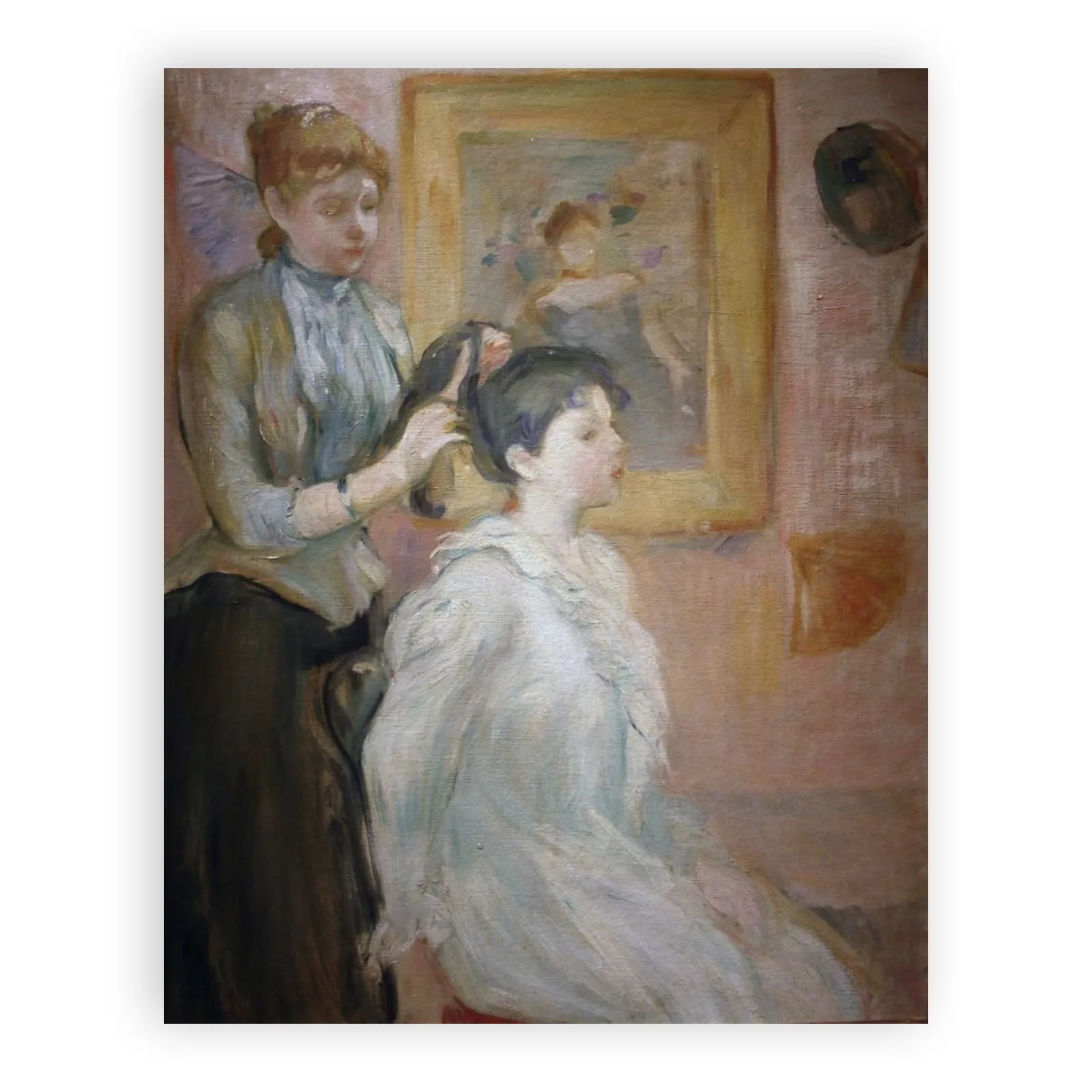 The Coiffure by Berthe Morisot - view 6 thumbnail