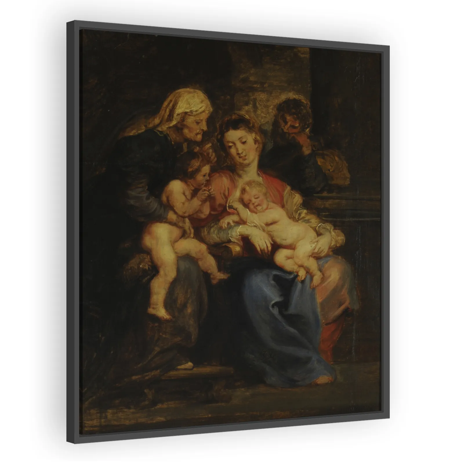 La Sagrada Familia con Santa Isabel y San Juan by Peter Paul Rubens