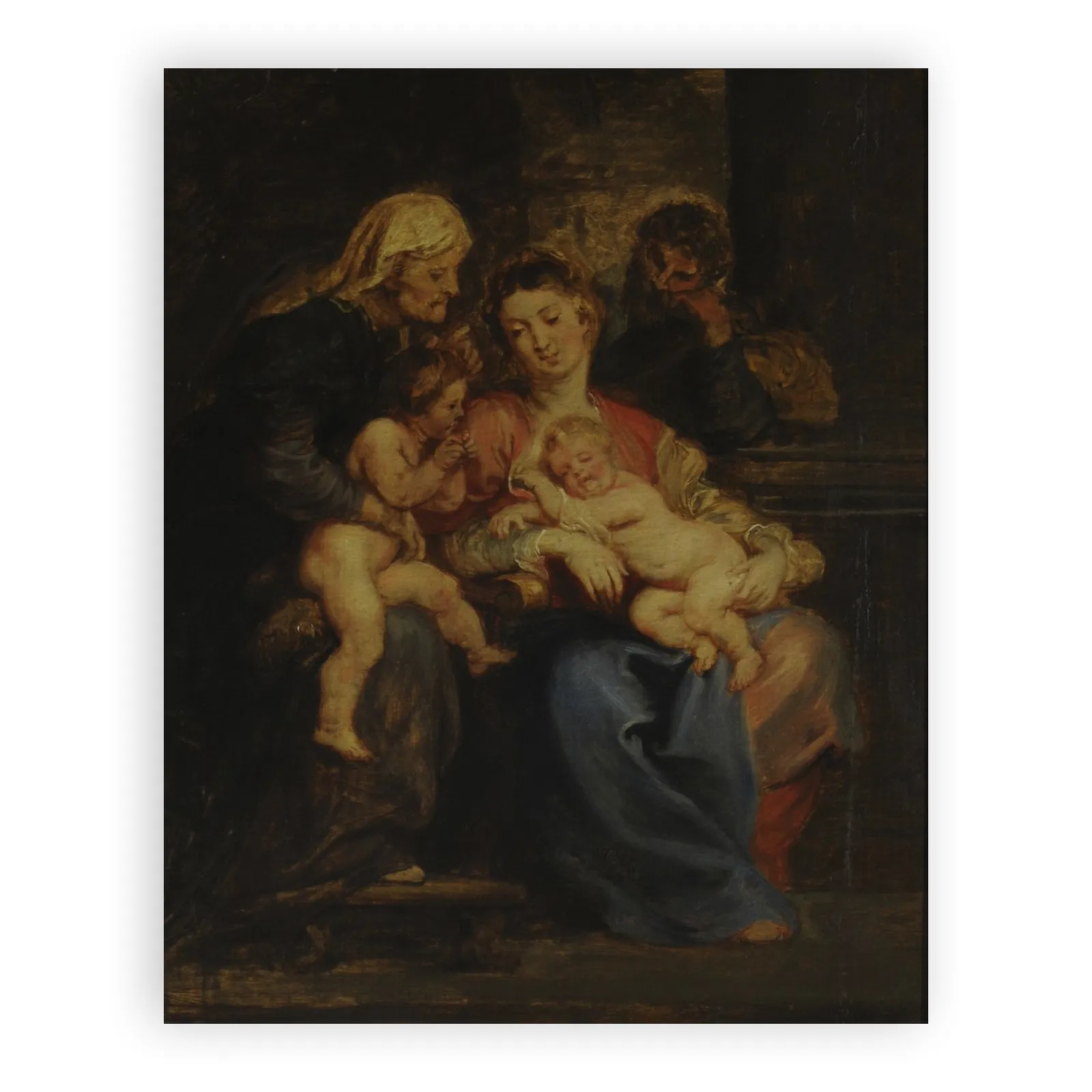 La Sagrada Familia con Santa Isabel y San Juan by Peter Paul Rubens - view 6 thumbnail