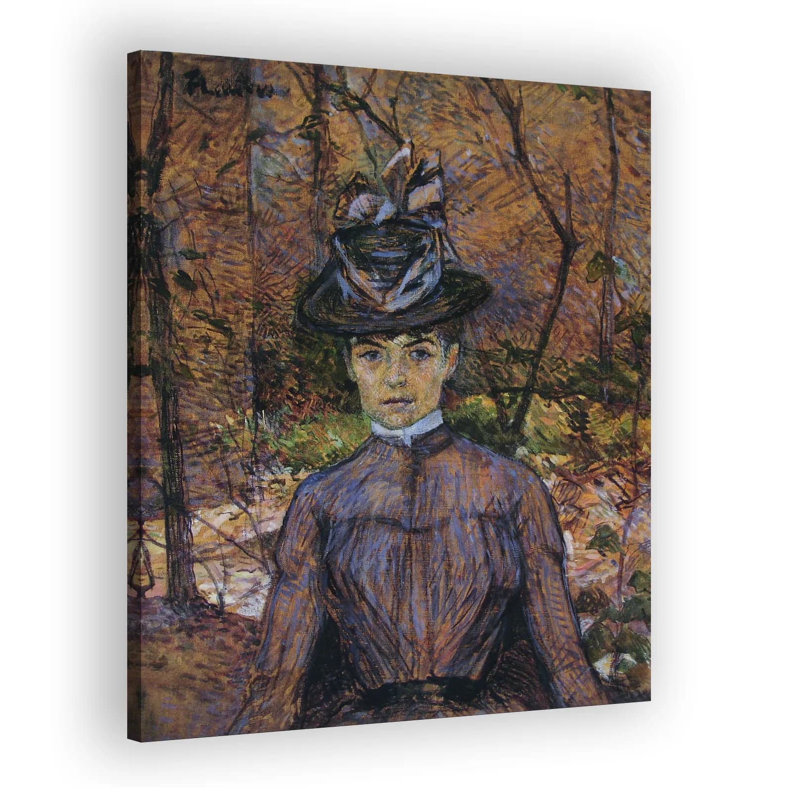 Portrait of Suzanne Valadon by Henri De Toulouse Lautrec - view 2 thumbnail
