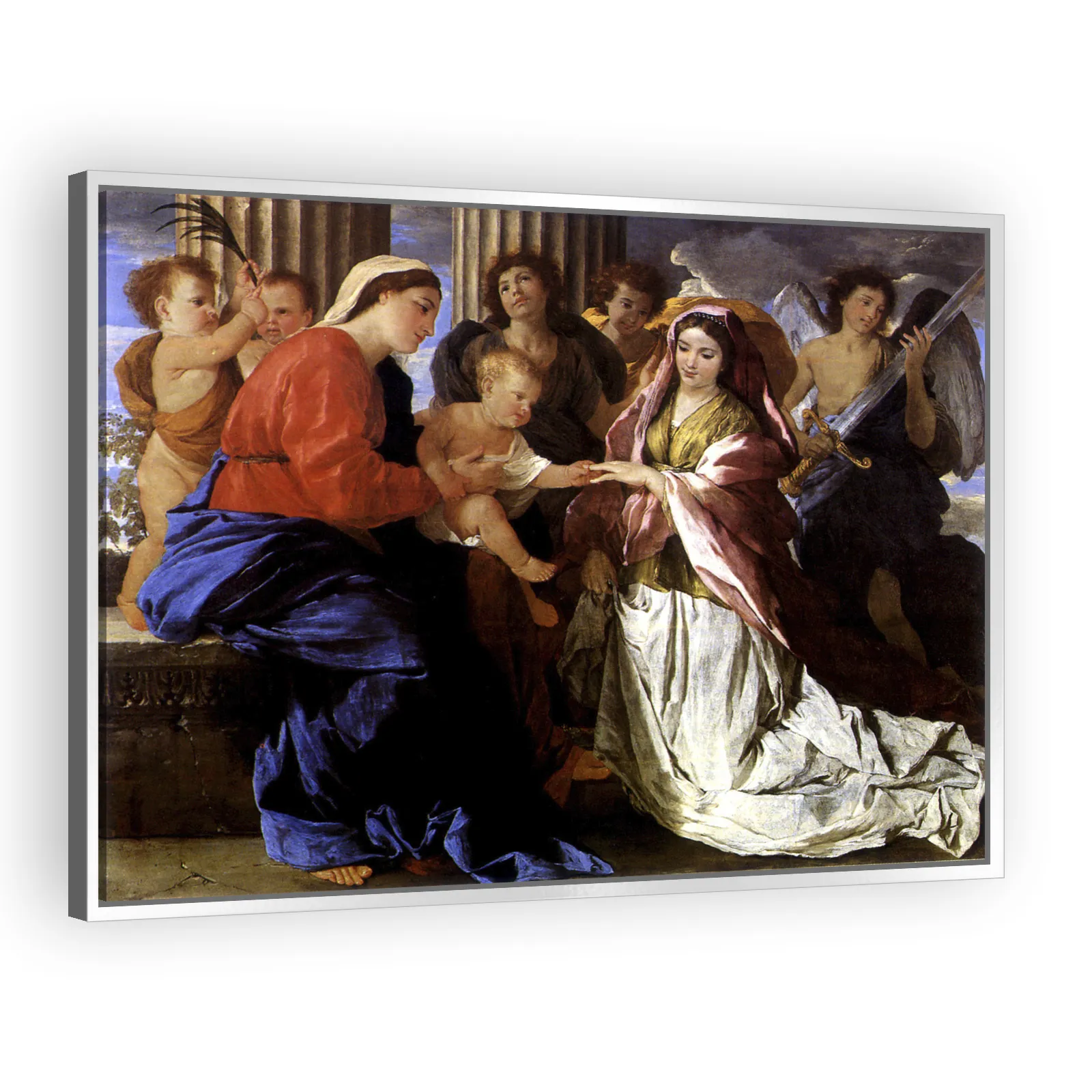 The Mystic Marriage of Saint Catherine by Nicolas Poussin - view 4 thumbnail