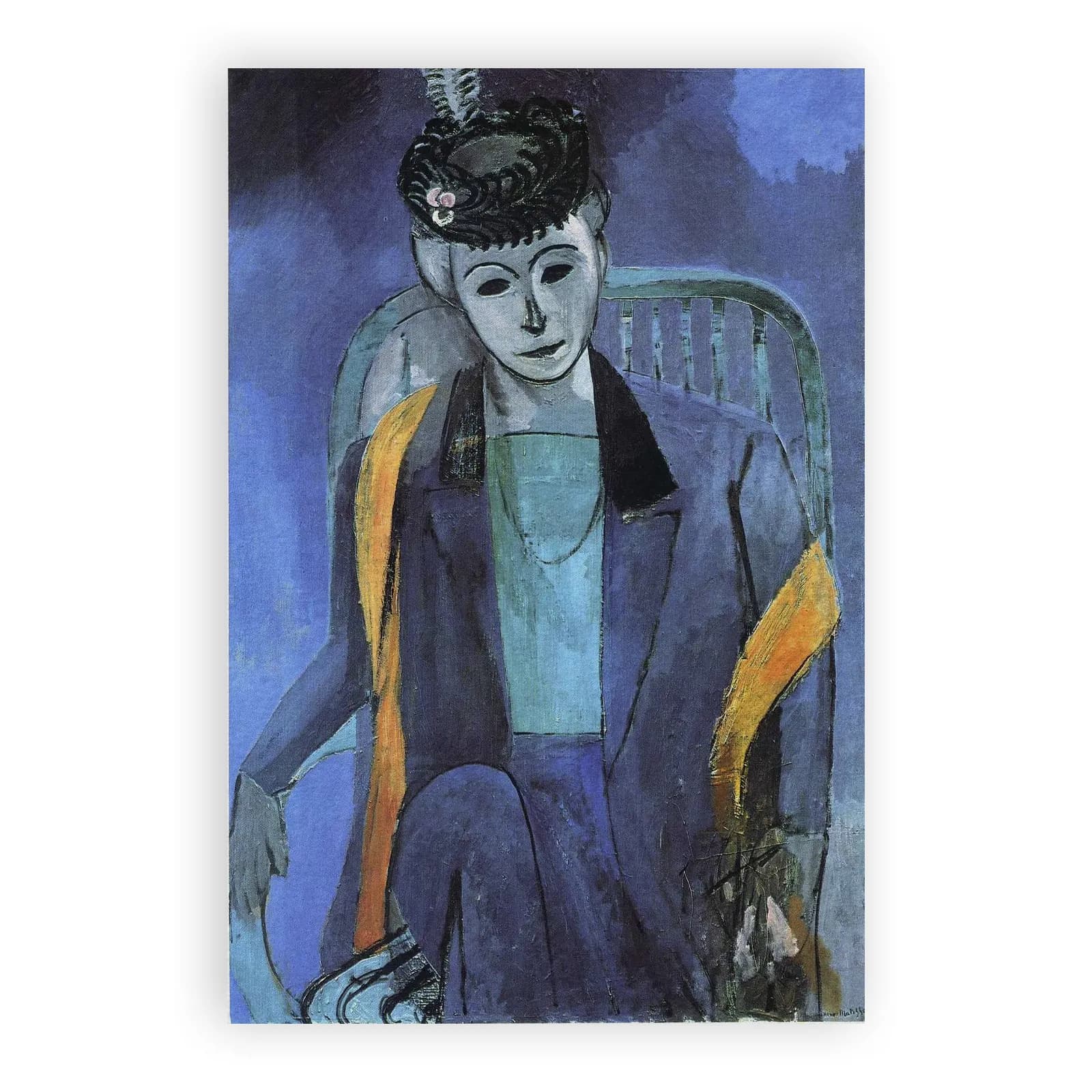 Portrait of the Artist's Wife by Henri Matisse - view 6 thumbnail