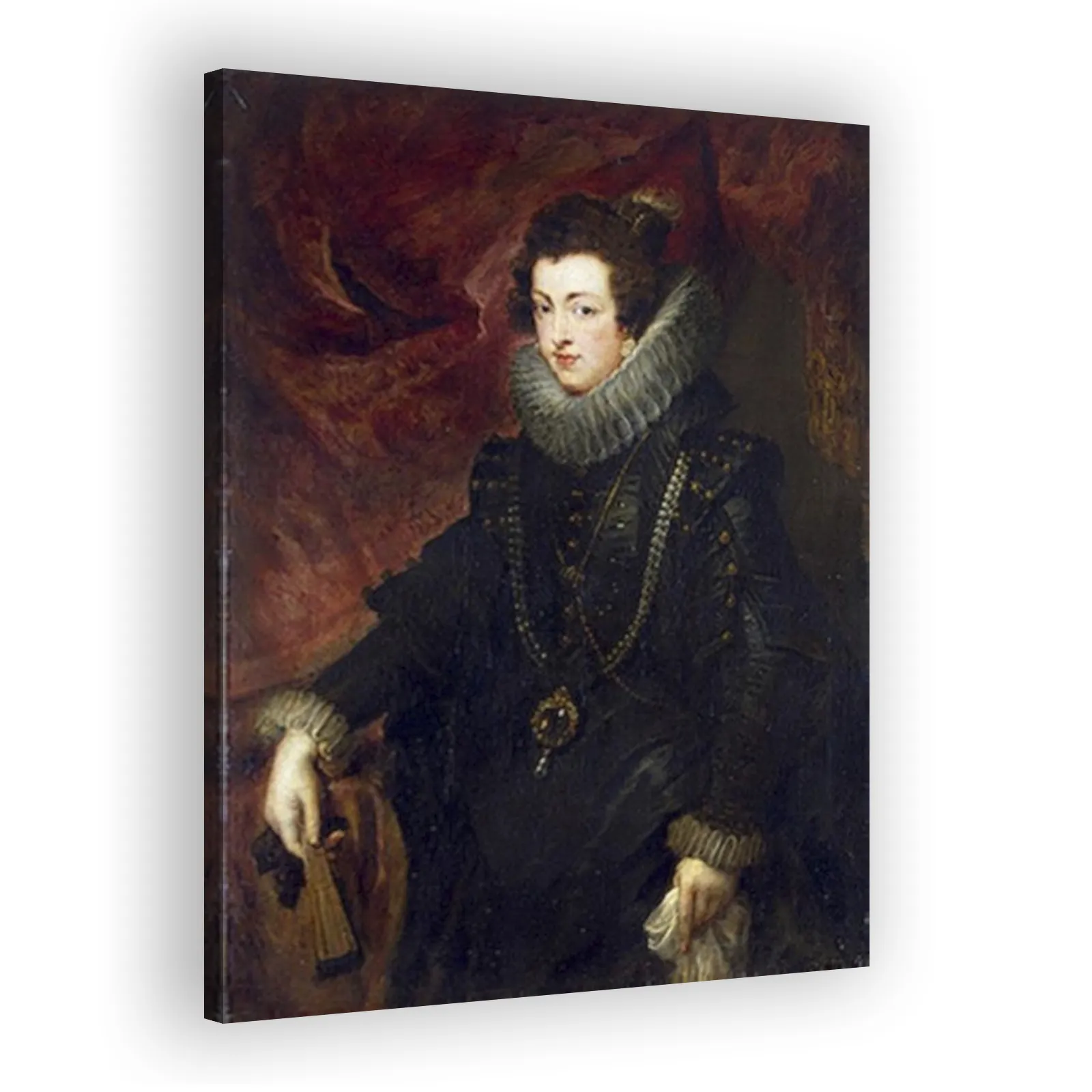 Portrait of Elizabeth of Bourbon, Queen of Spain by Peter Paul Rubens - view 2 thumbnail