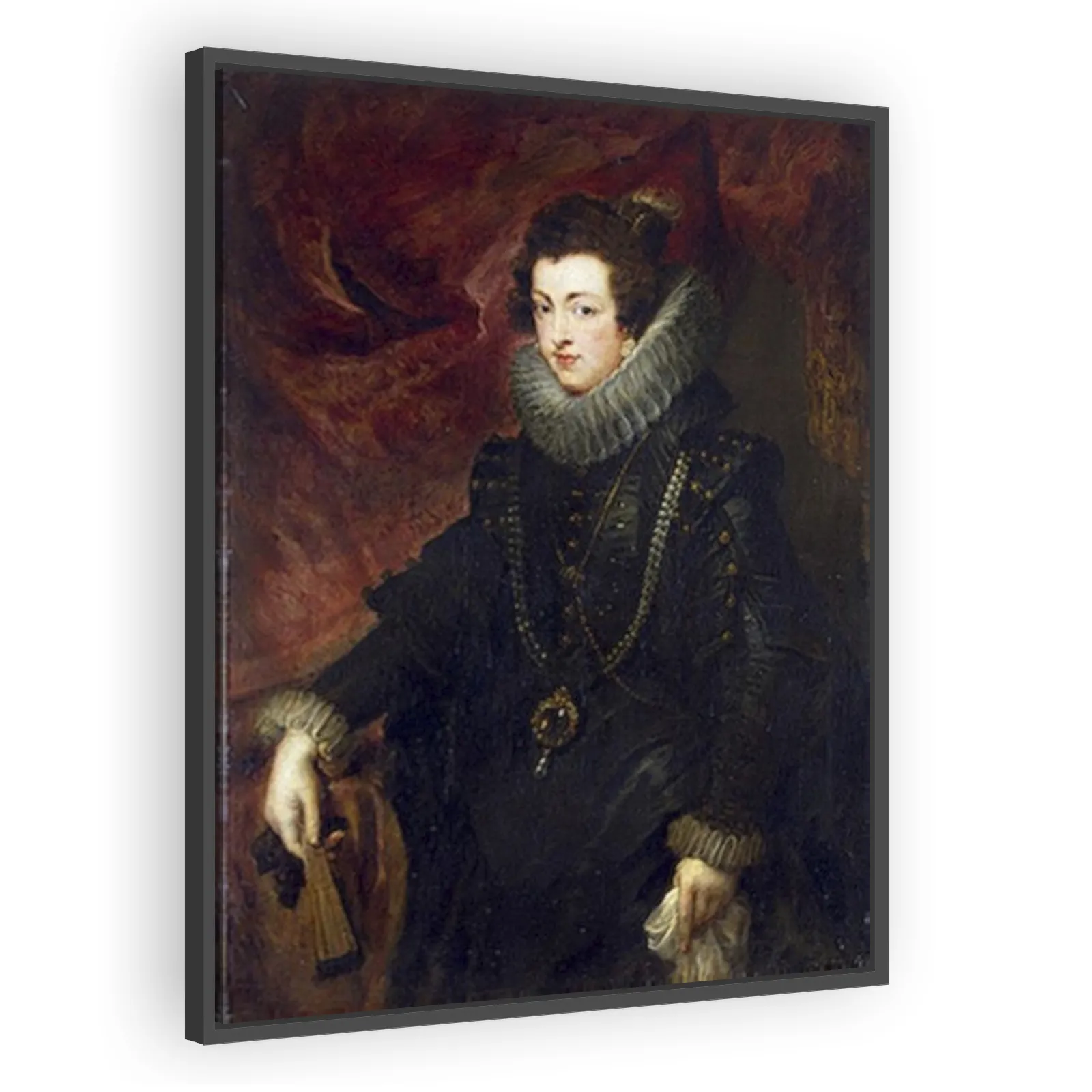 Portrait of Elizabeth of Bourbon, Queen of Spain by Peter Paul Rubens