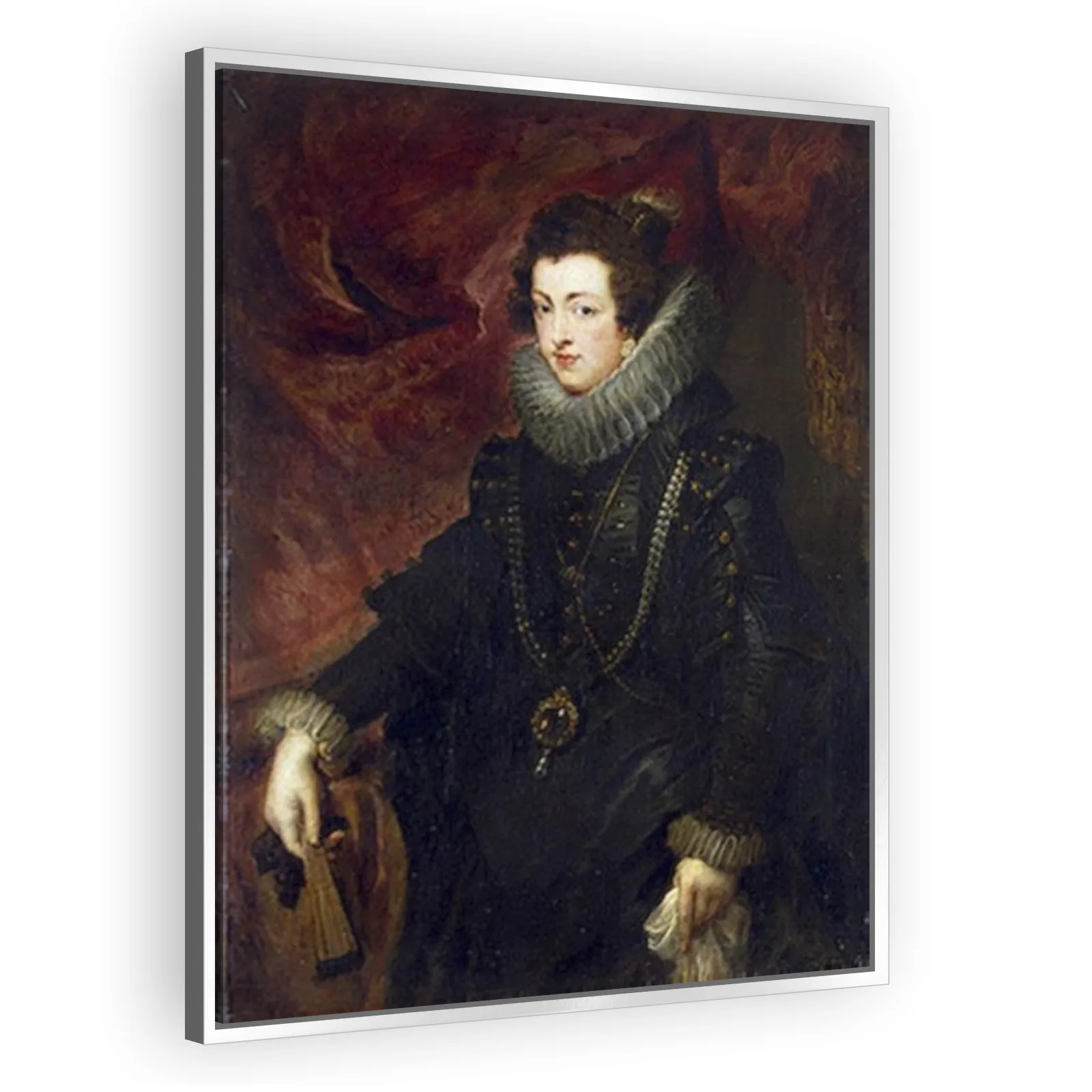 Portrait of Elizabeth of Bourbon, Queen of Spain by Peter Paul Rubens - view 4 thumbnail