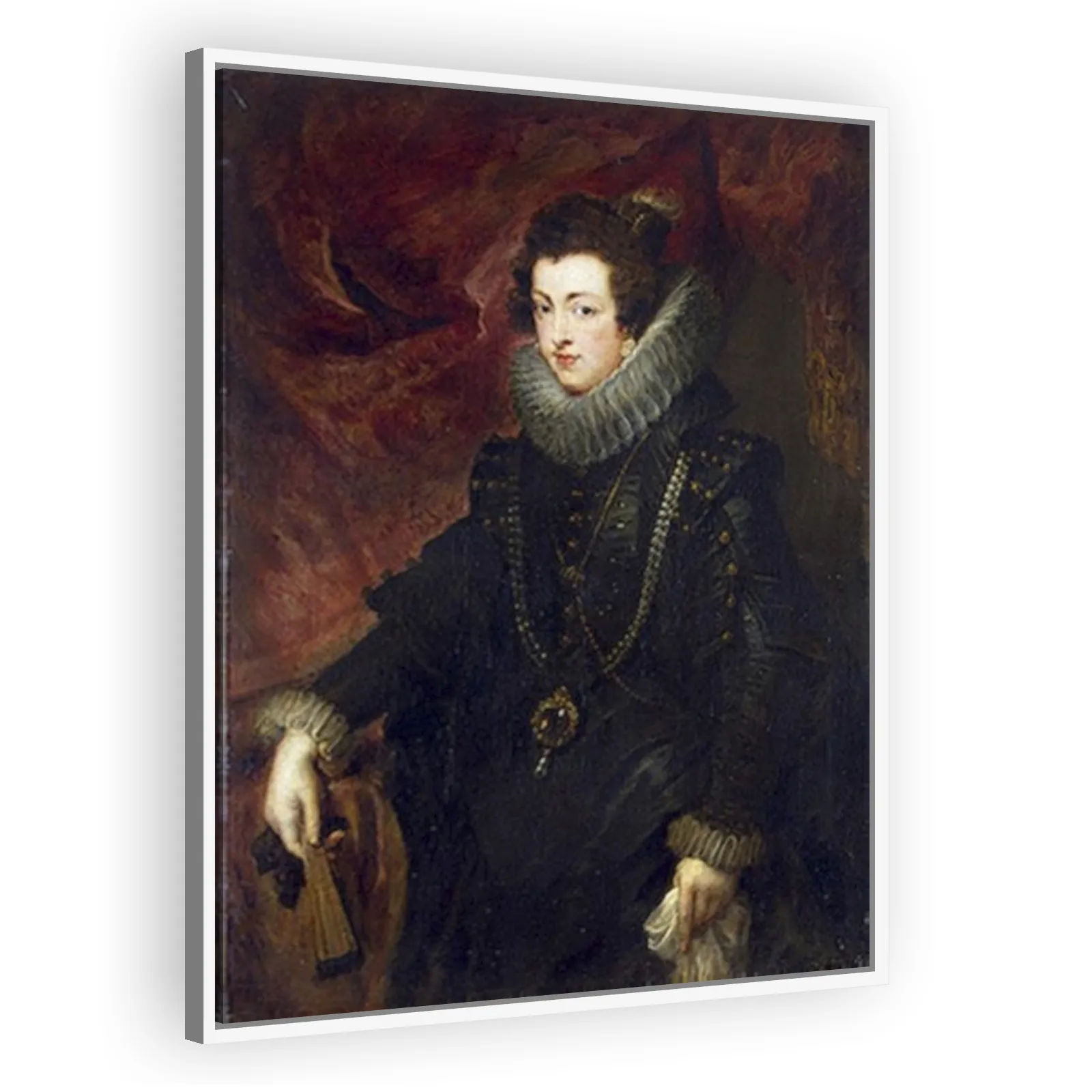 Portrait of Elizabeth of Bourbon, Queen of Spain by Peter Paul Rubens - view 5 thumbnail