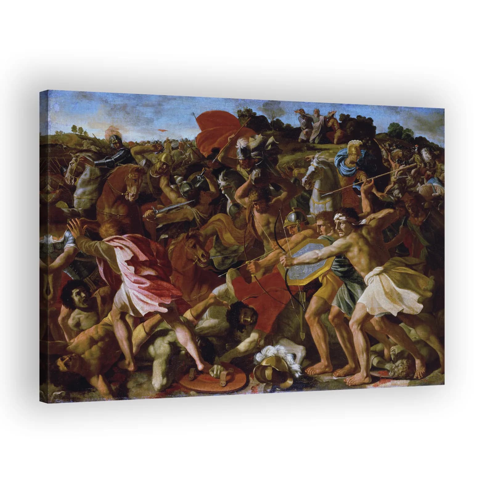 Victory of Joshua over the Amalekites by Nicolas Poussin - view 2 thumbnail