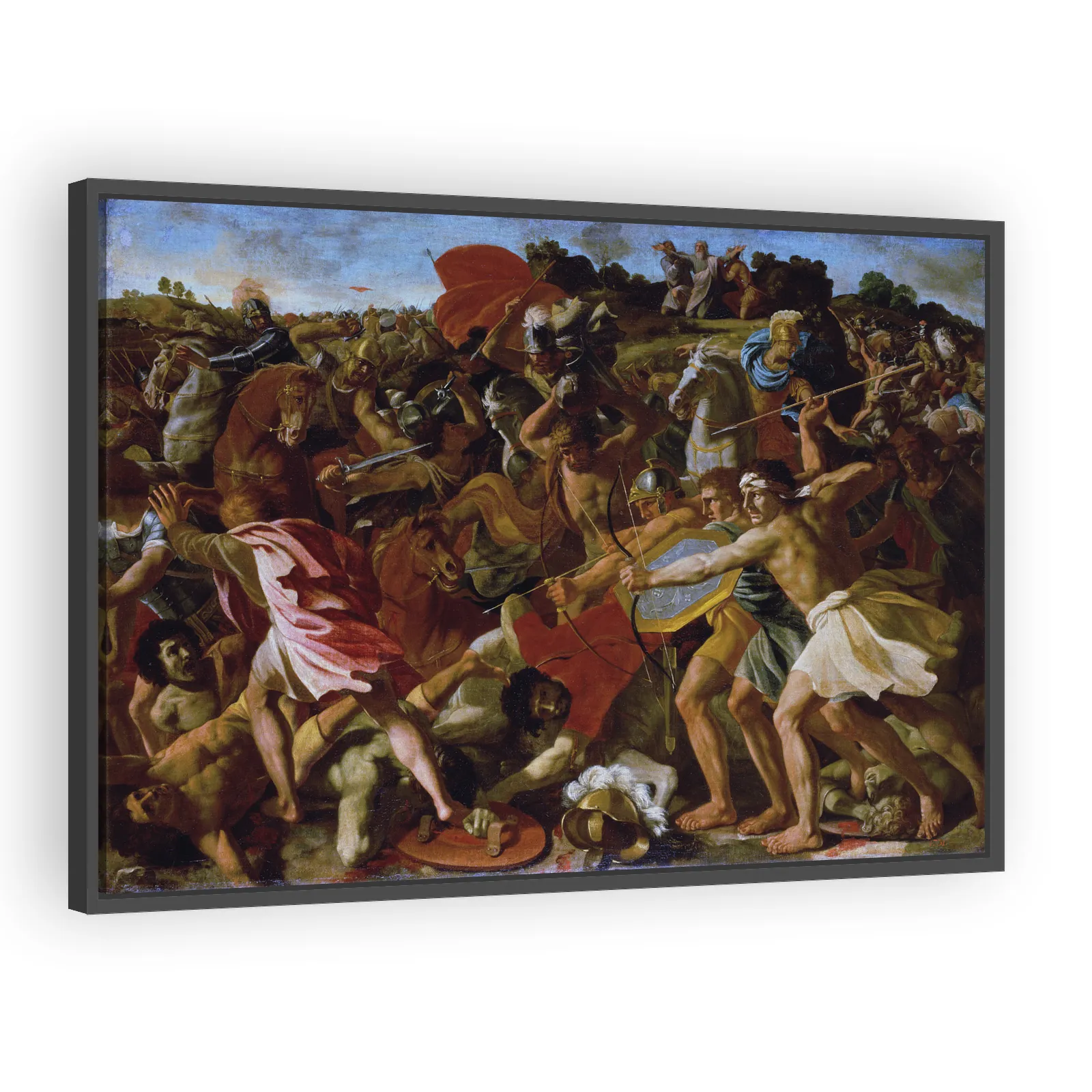 Victory of Joshua over the Amalekites by Nicolas Poussin