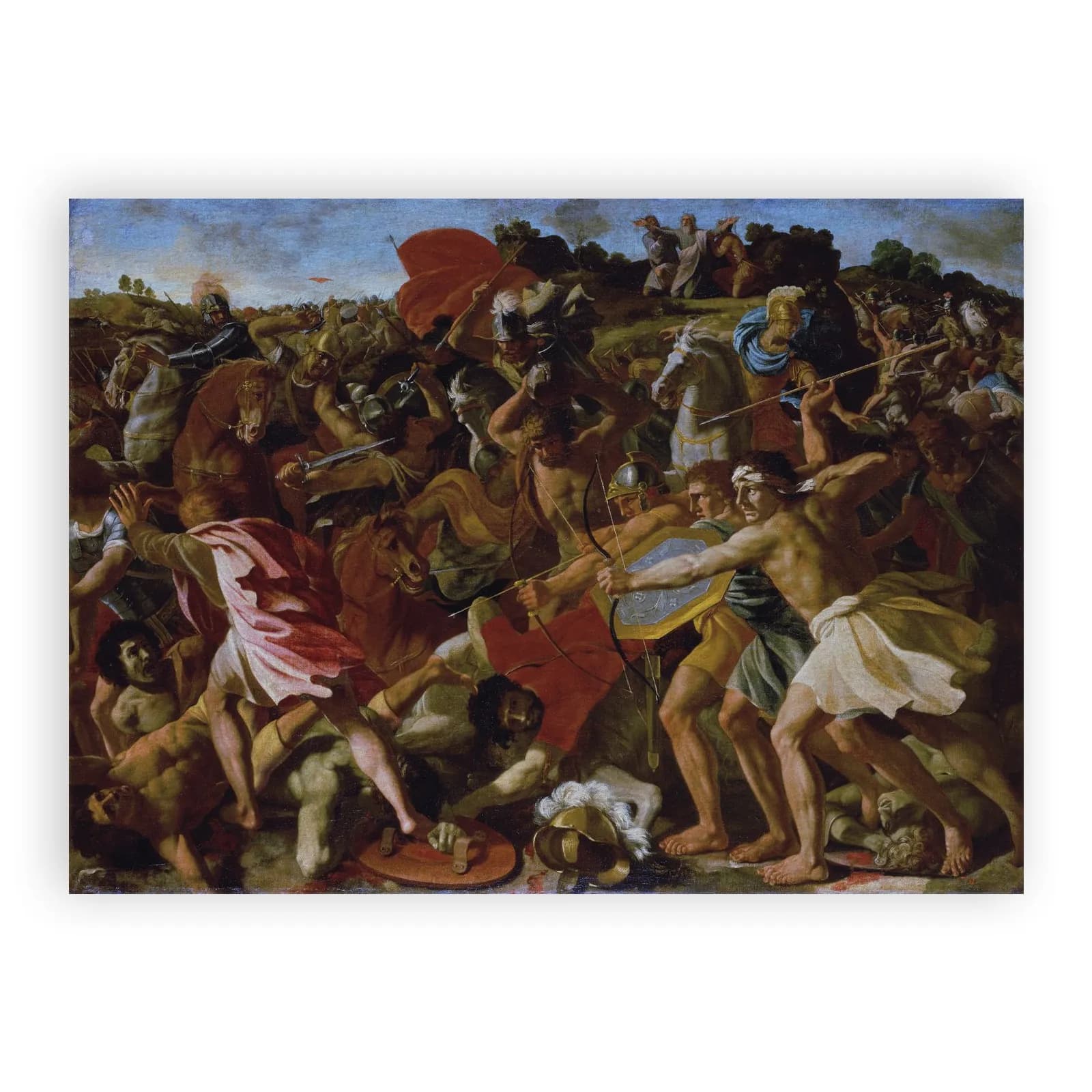 Victory of Joshua over the Amalekites by Nicolas Poussin - view 6 thumbnail