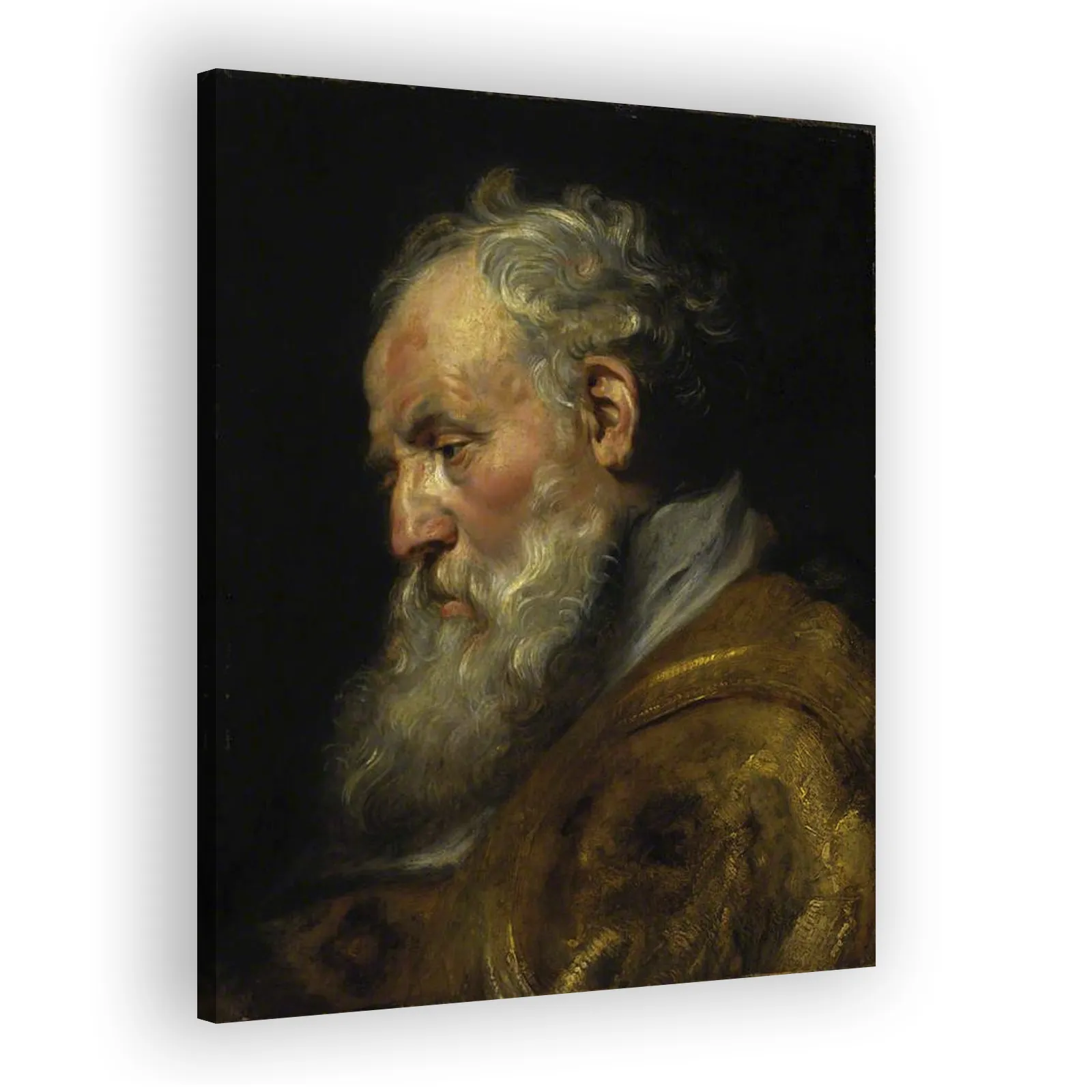 A Study of a Head (Saint Ambrose) by Peter Paul Rubens - view 2 thumbnail