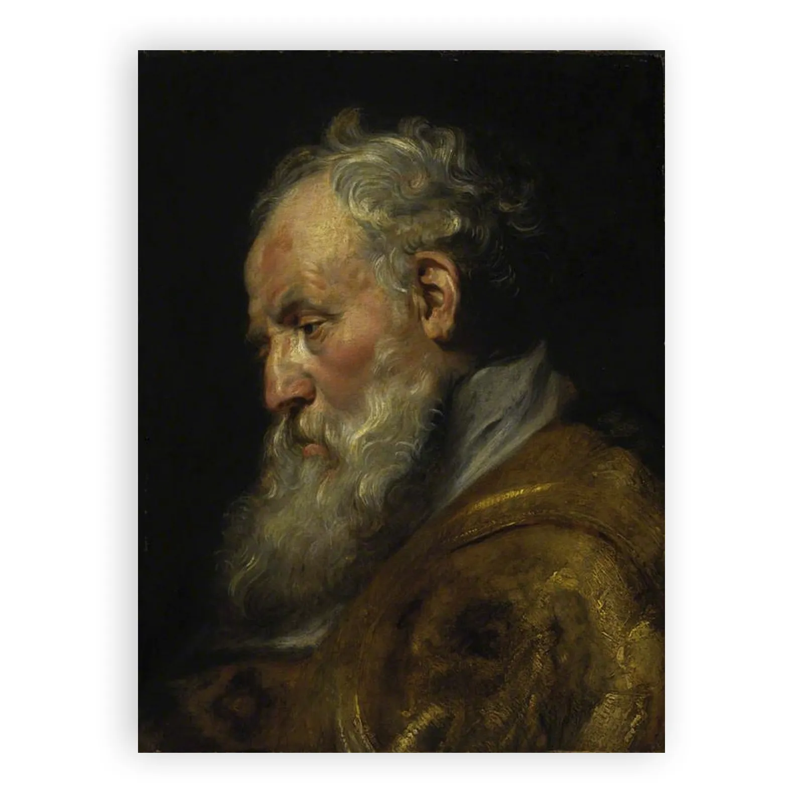 A Study of a Head (Saint Ambrose) by Peter Paul Rubens - view 6 thumbnail