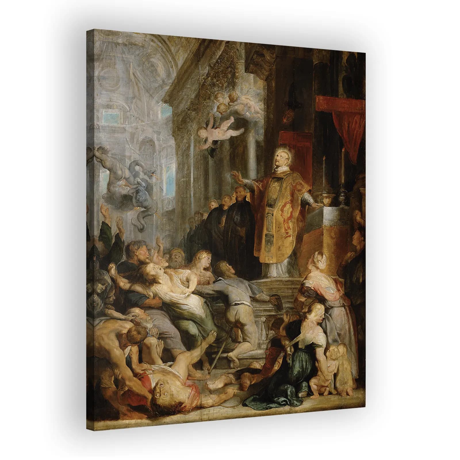 Miracle of Saint Ignatius of Loyola (study) by Peter Paul Rubens - view 2 thumbnail