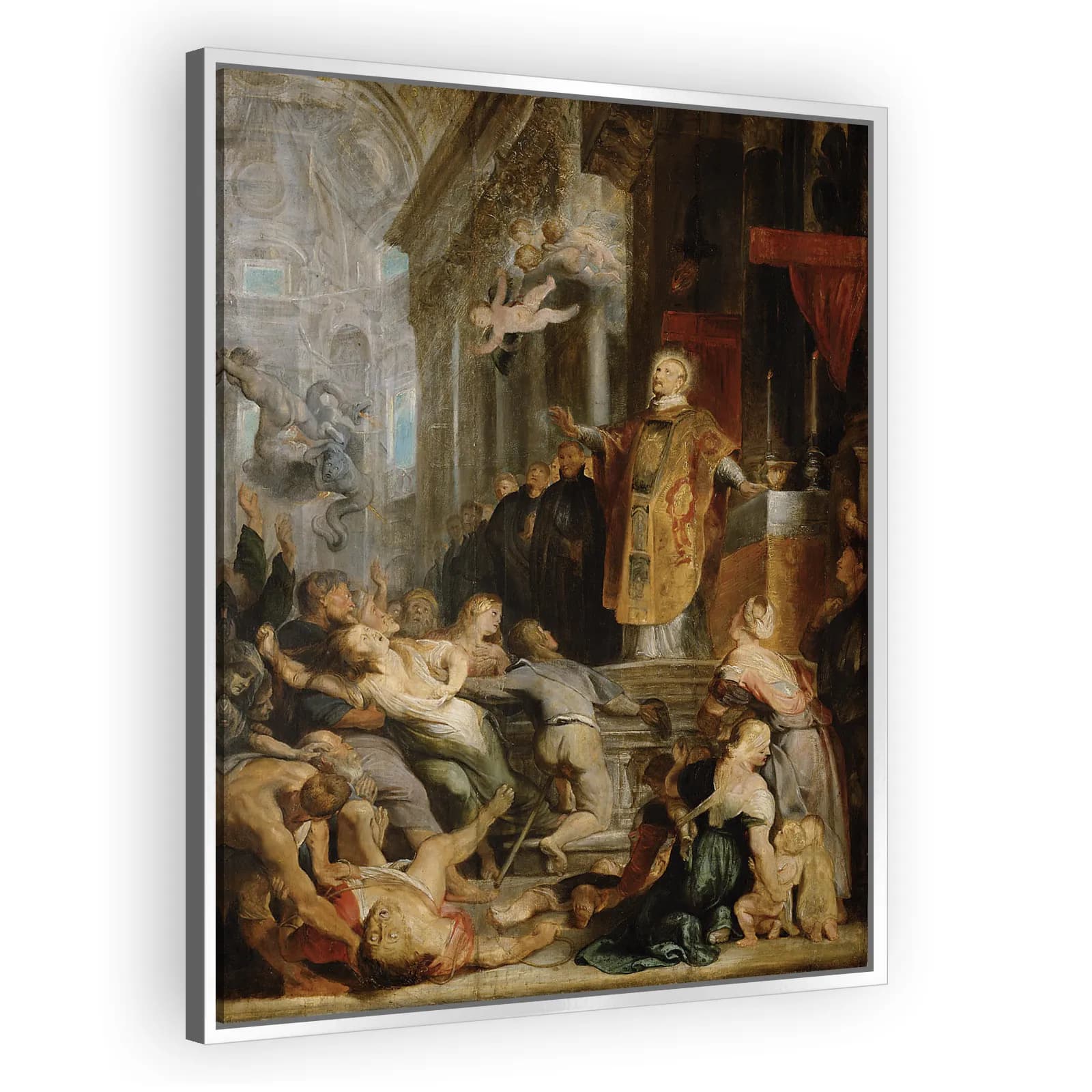 Miracle of Saint Ignatius of Loyola (study) by Peter Paul Rubens - view 4 thumbnail