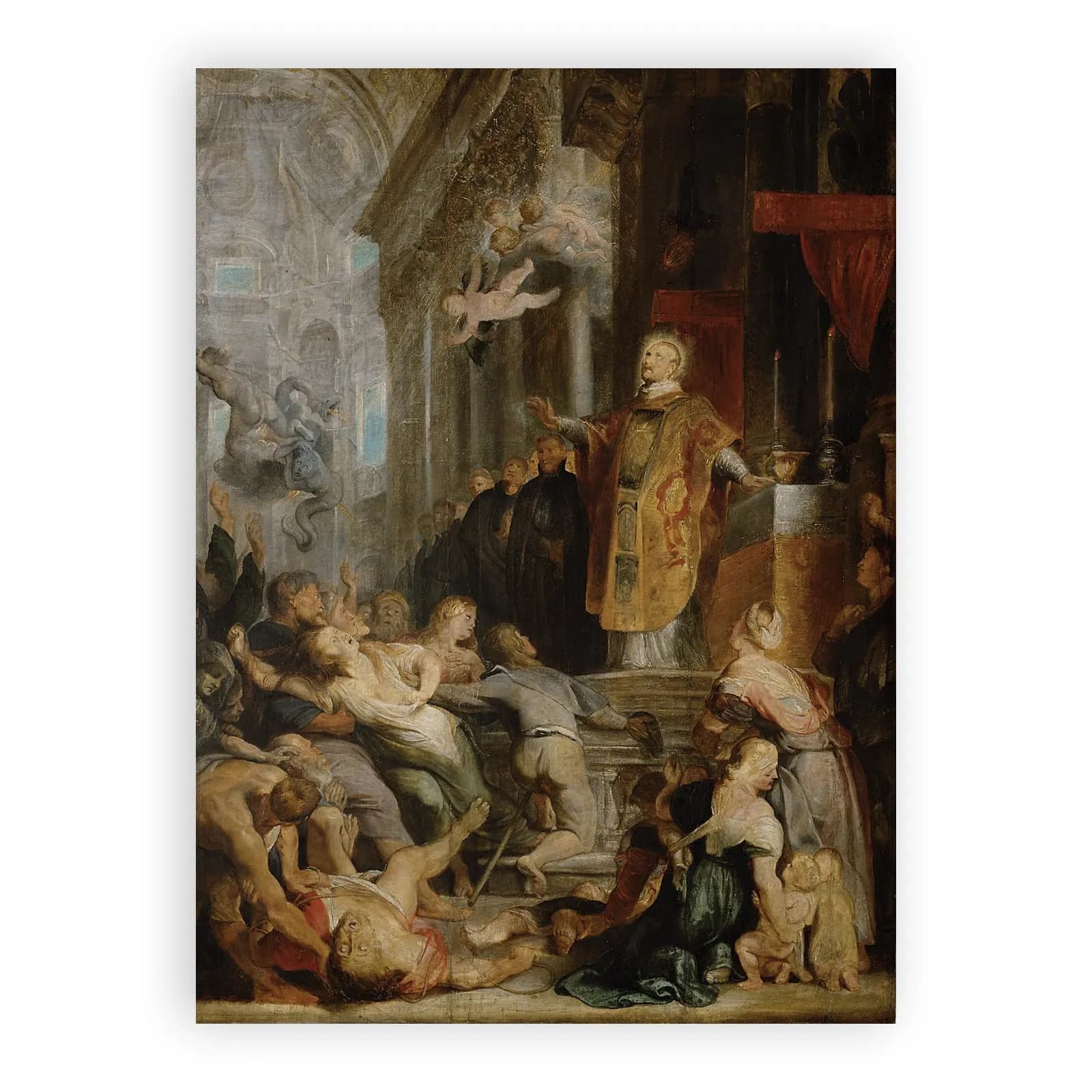 Miracle of Saint Ignatius of Loyola (study) by Peter Paul Rubens - view 6 thumbnail