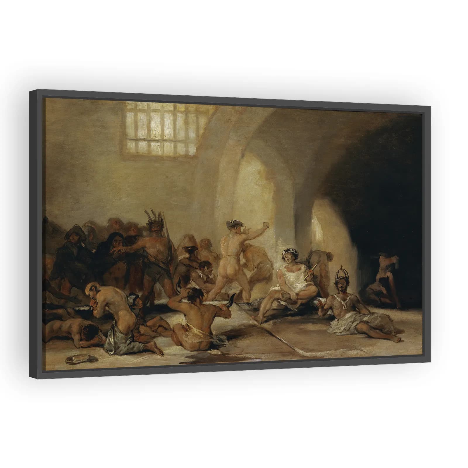 The Madhouse by Francisco Goya