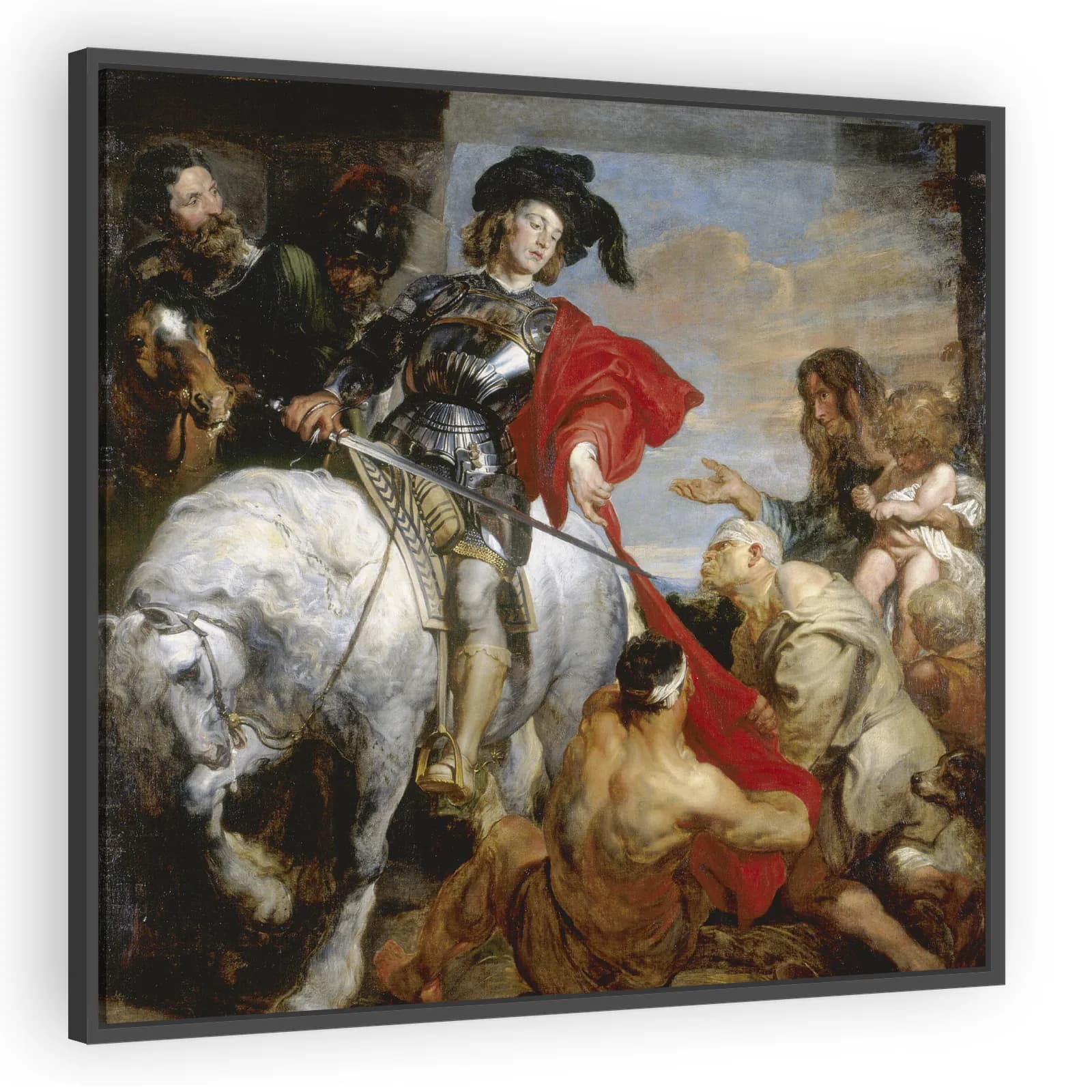 St Martin Dividing His Cloak by Anthony Van Dyck