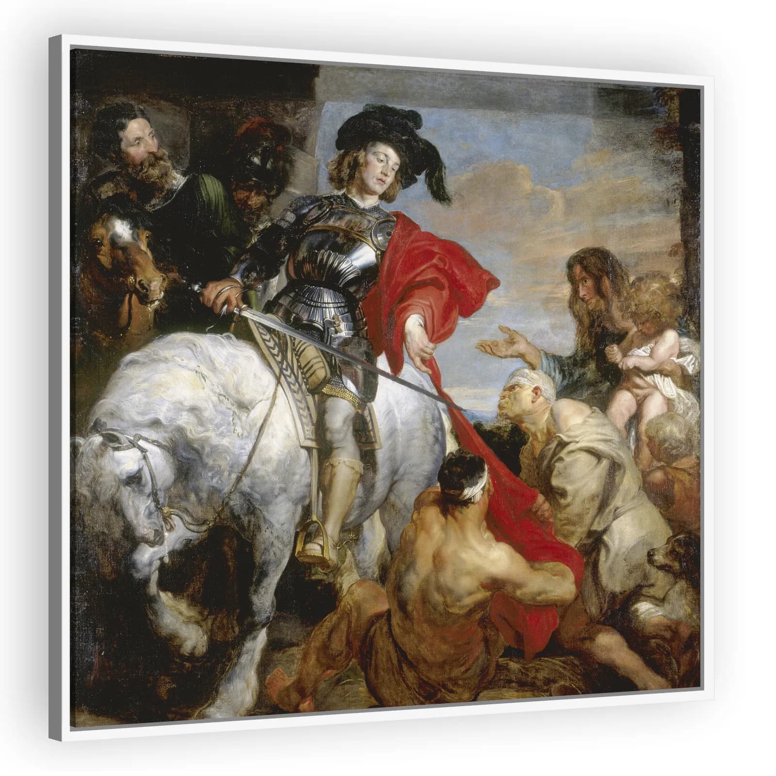St Martin Dividing His Cloak by Anthony Van Dyck - view 5 thumbnail