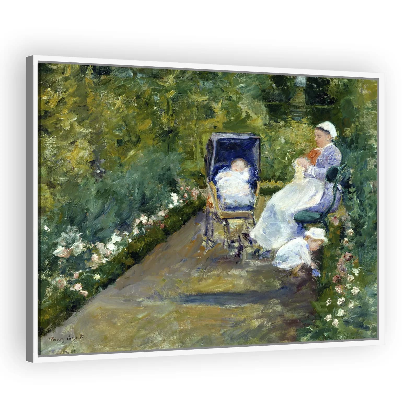 Children in a Garden (The Nurse) by Mary Cassatt - view 5 thumbnail
