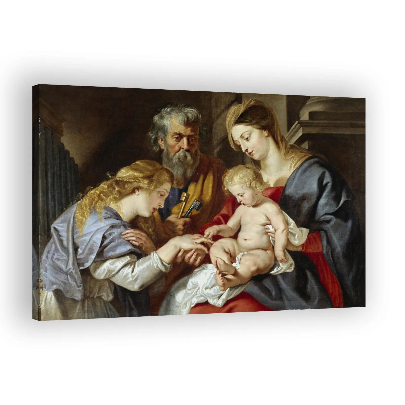 The Mystic Marriage of St. Catherine of Alexandria by Peter Paul Rubens - view 2 thumbnail