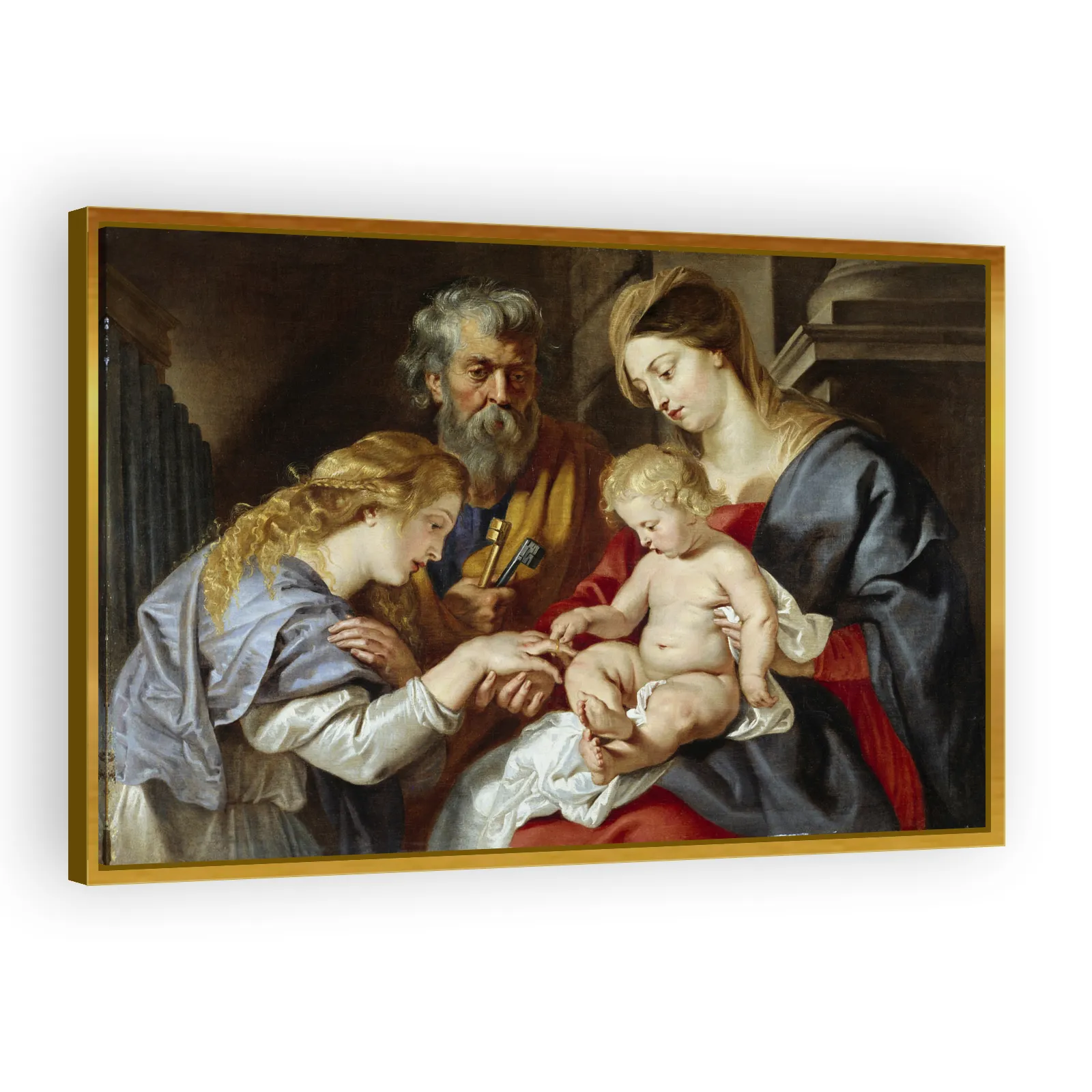 The Mystic Marriage of St. Catherine of Alexandria by Peter Paul Rubens - view 3 thumbnail