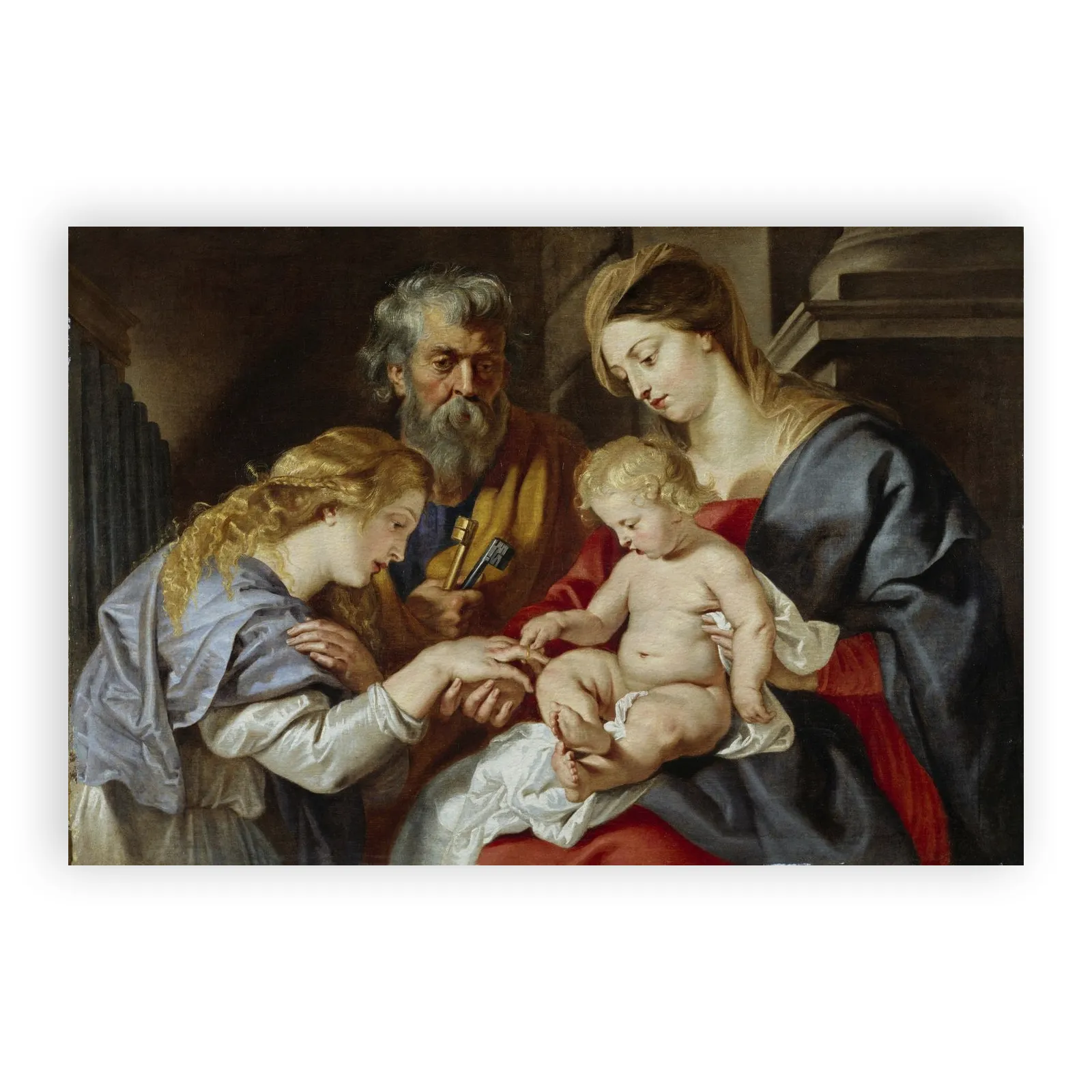The Mystic Marriage of St. Catherine of Alexandria by Peter Paul Rubens - view 6 thumbnail
