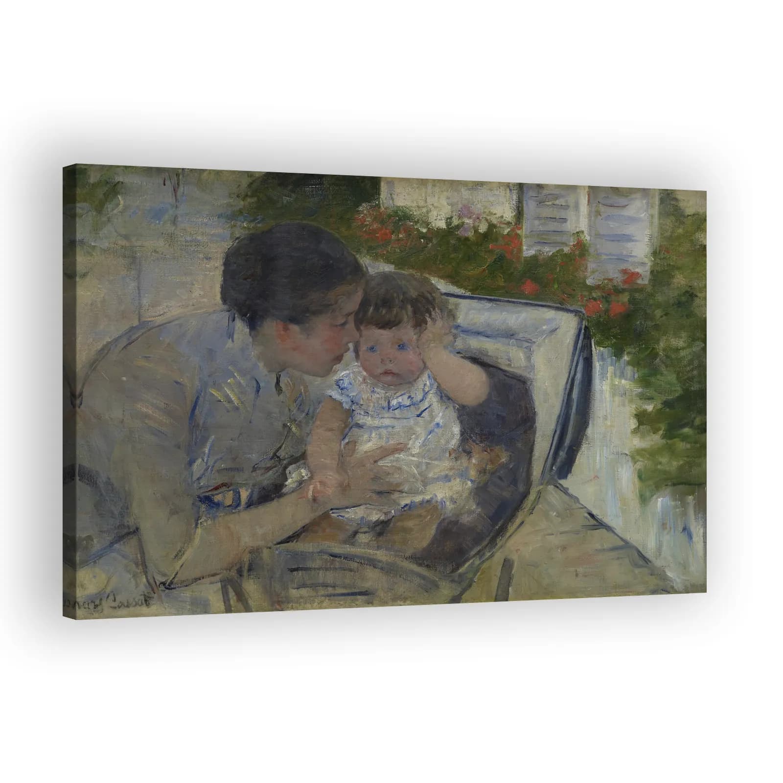 Susan Comforting the Baby by Mary Cassatt - view 2 thumbnail