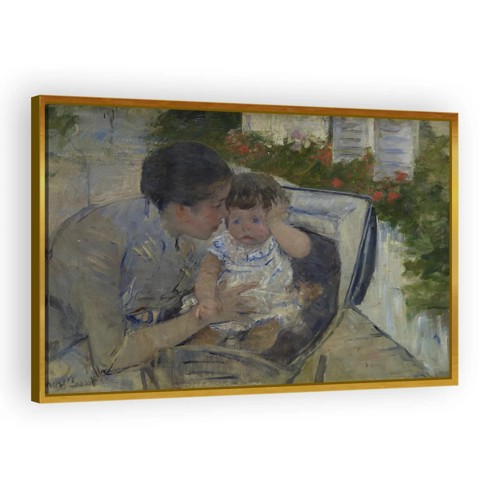 Susan Comforting the Baby by Mary Cassatt - view 3 thumbnail